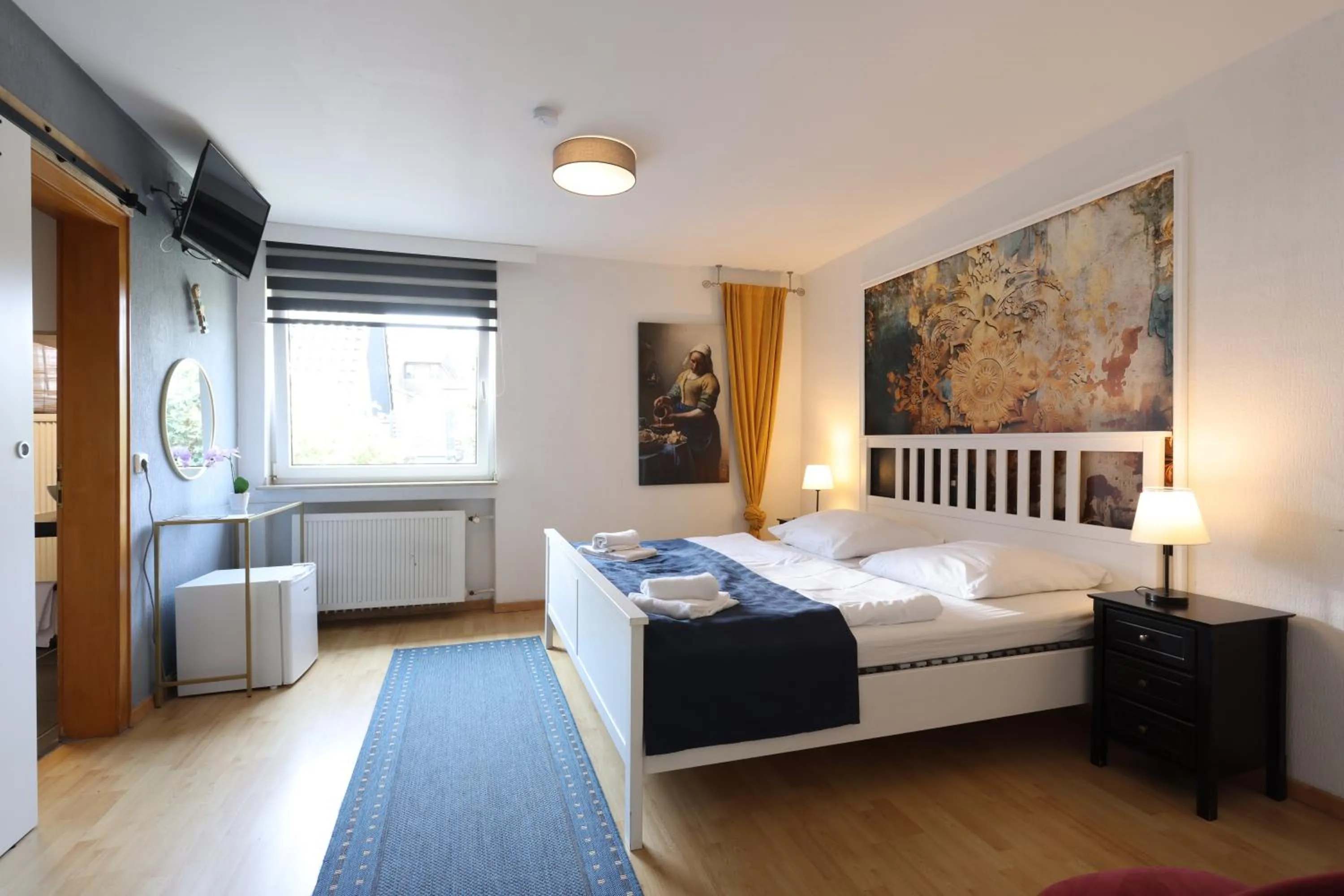 View (from property/room), Bed in Green Seeblick Hotel am See