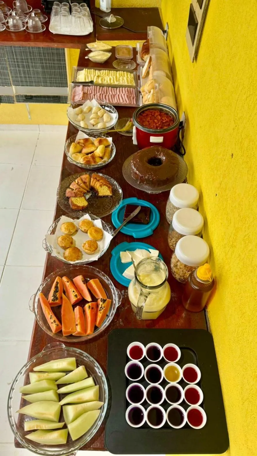 Food and drinks in Pousada Rio Bonito