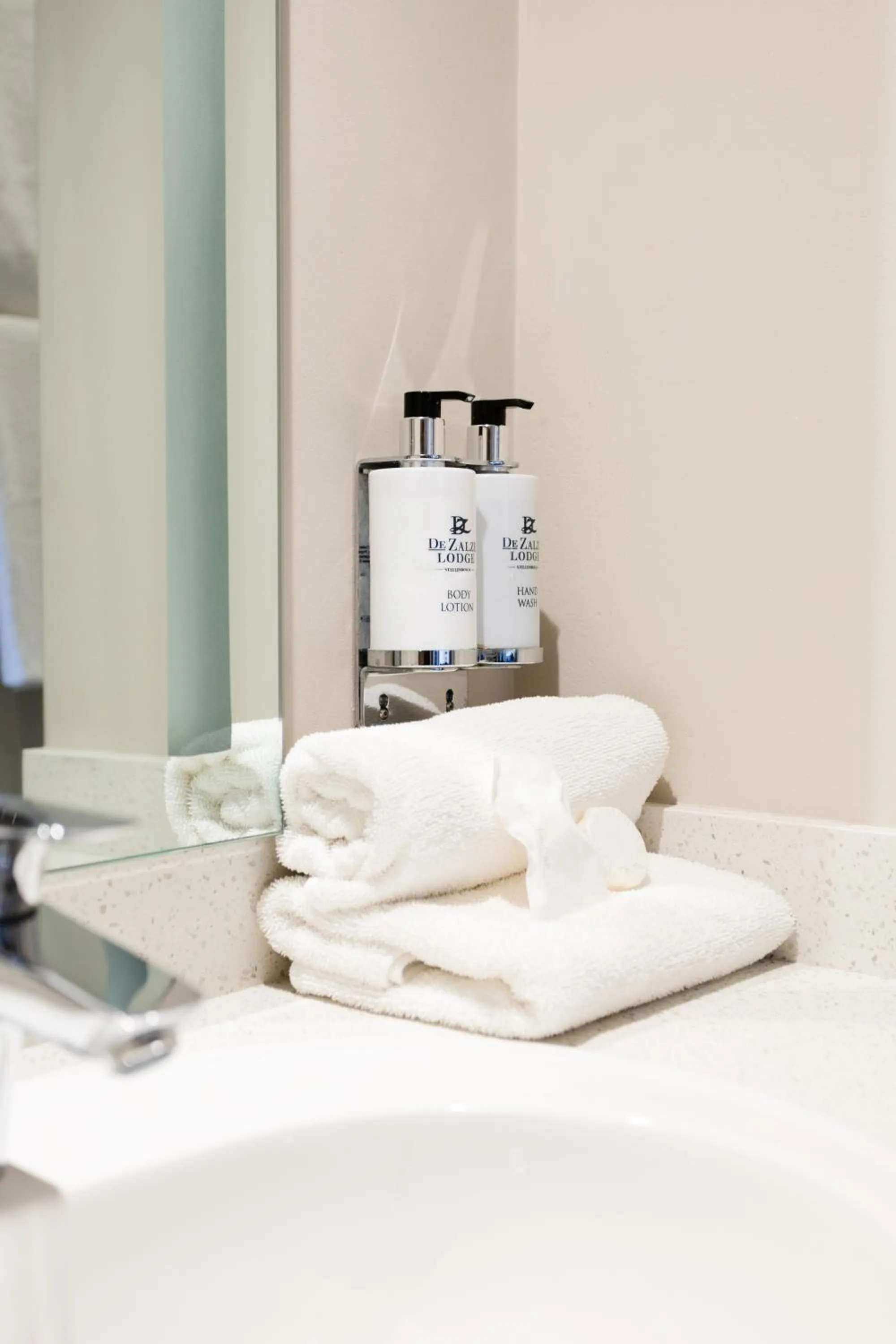 towels, Bed in De Zalze Lodge