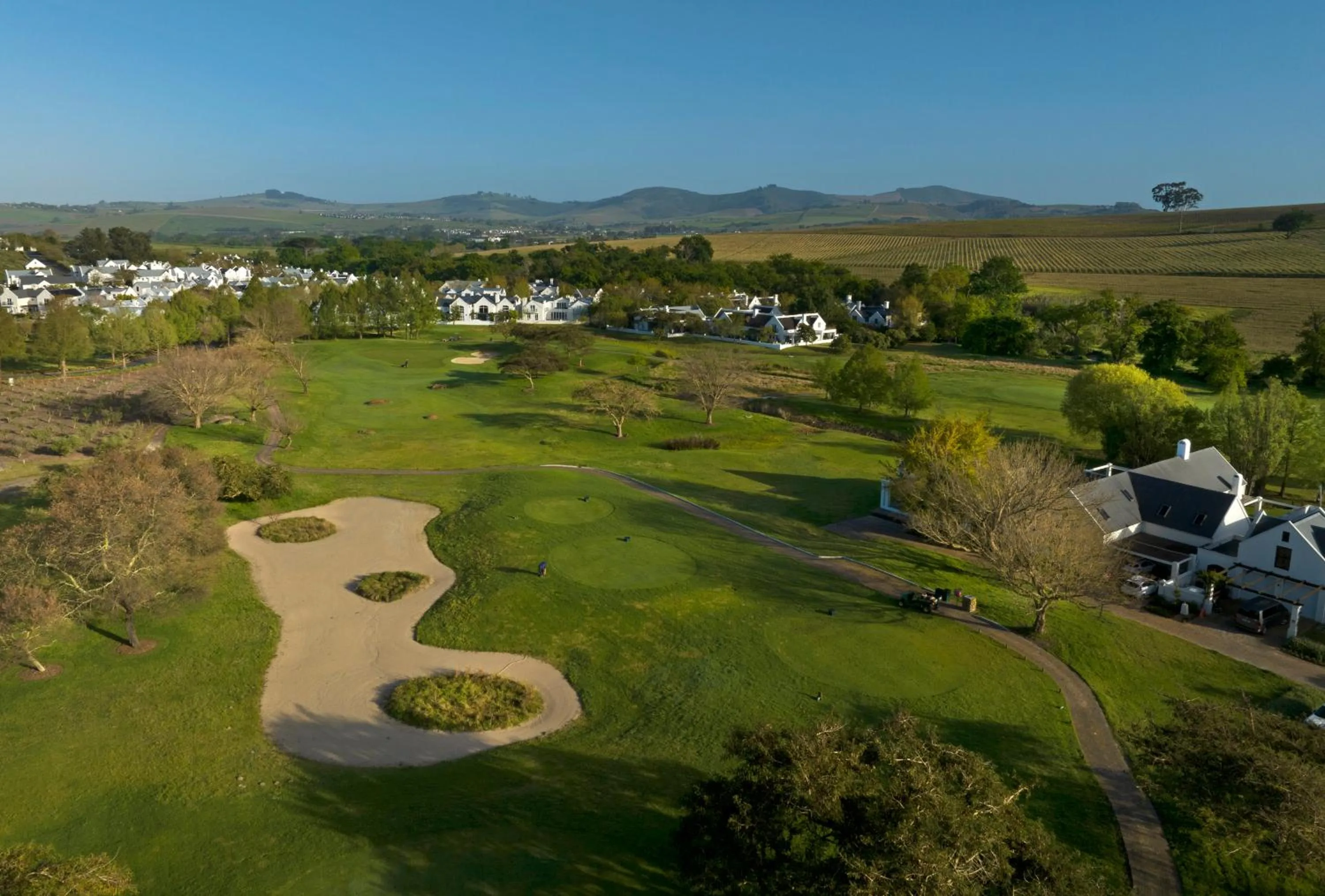 Golfcourse in De Zalze Lodge