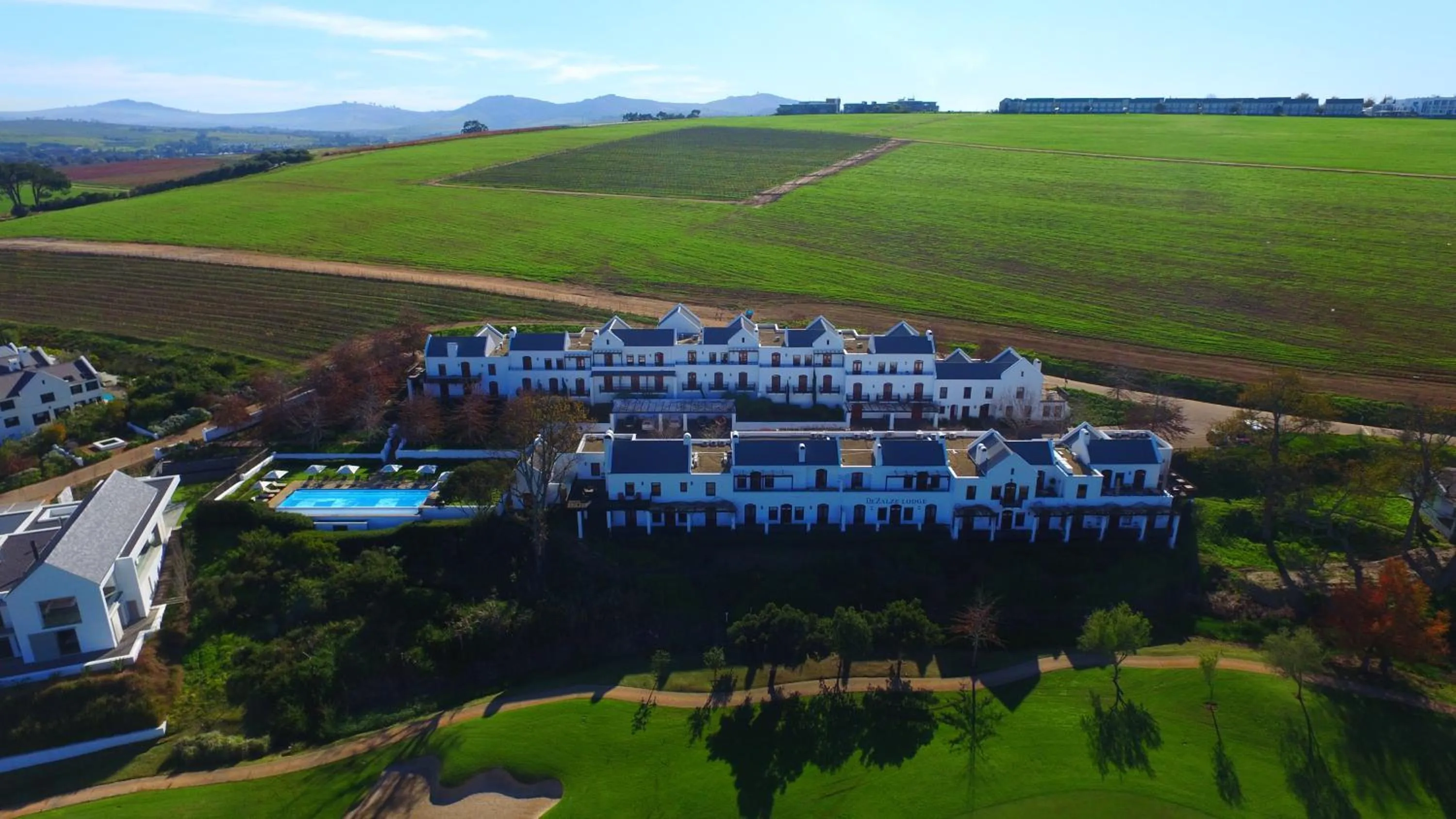 Bird's eye view in De Zalze Lodge