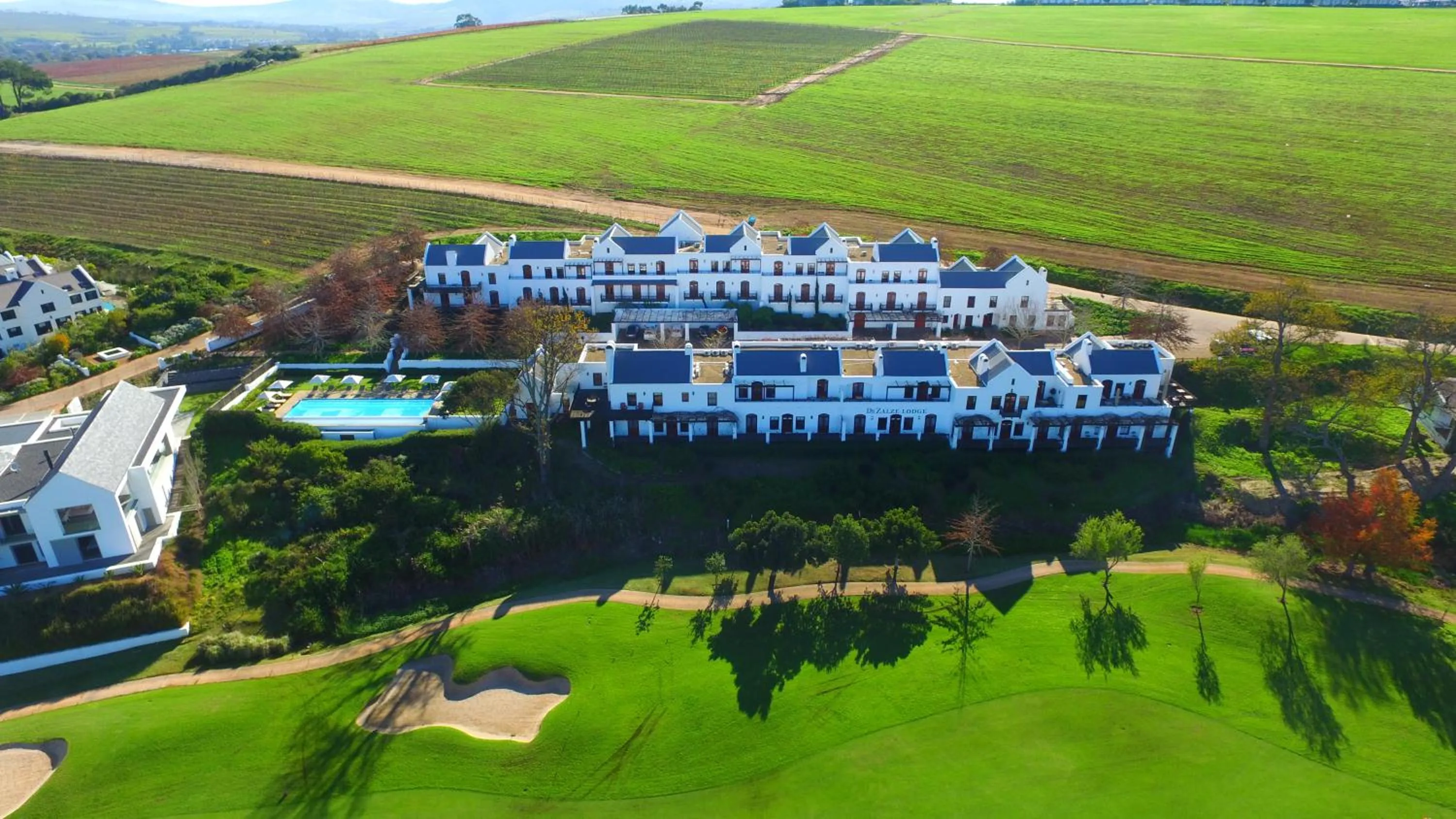 Bird's eye view in De Zalze Lodge