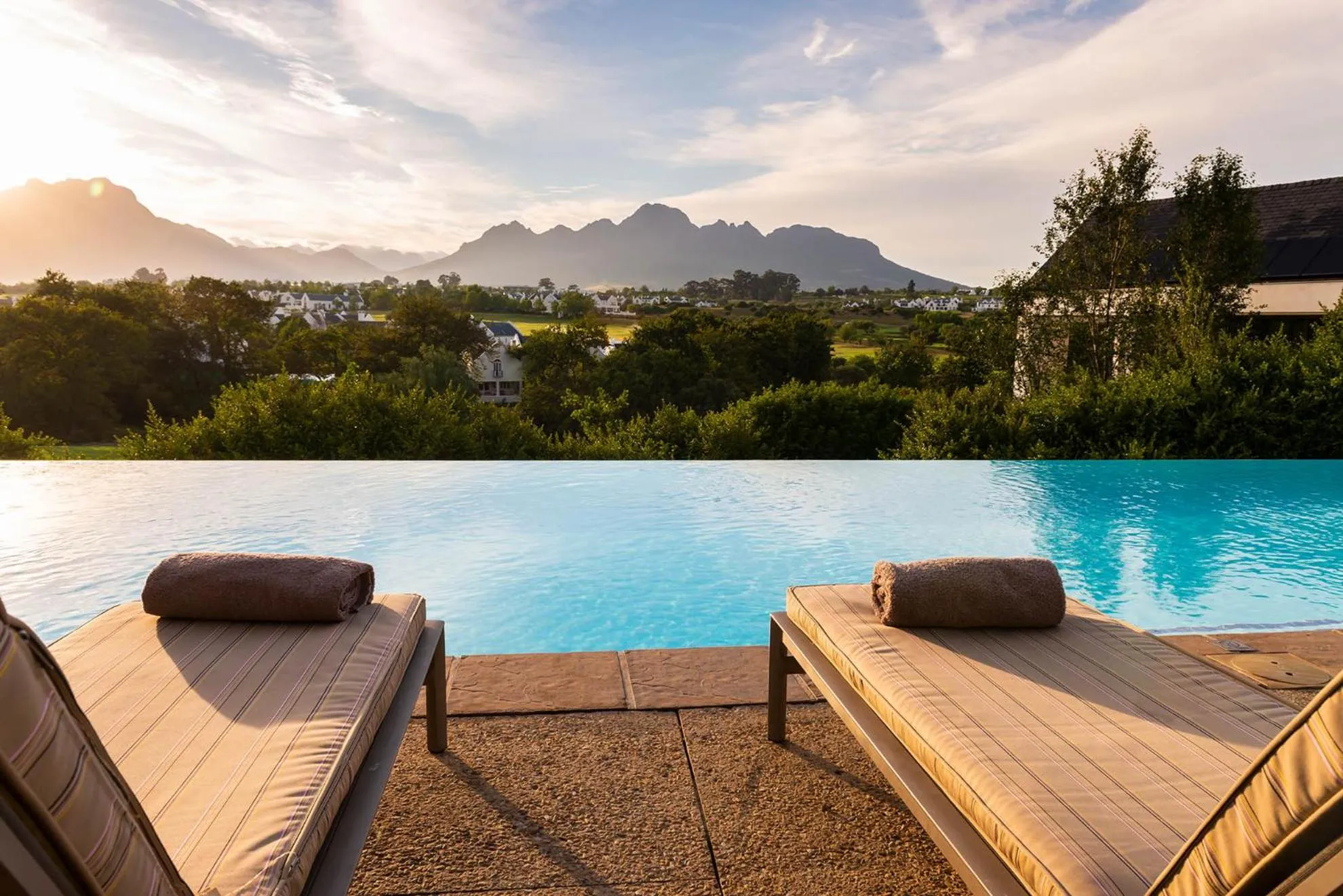 Swimming pool in De Zalze Lodge