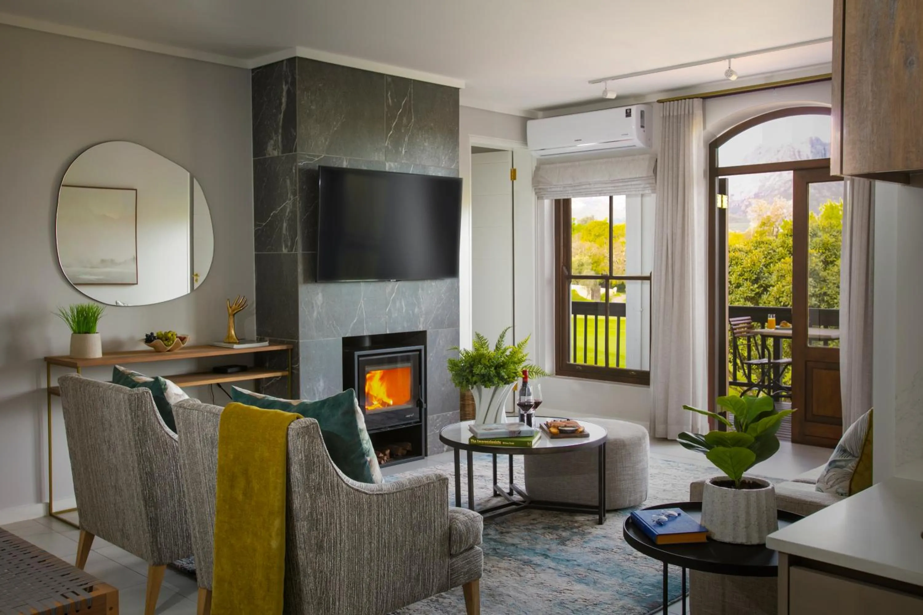 Living room in De Zalze Lodge