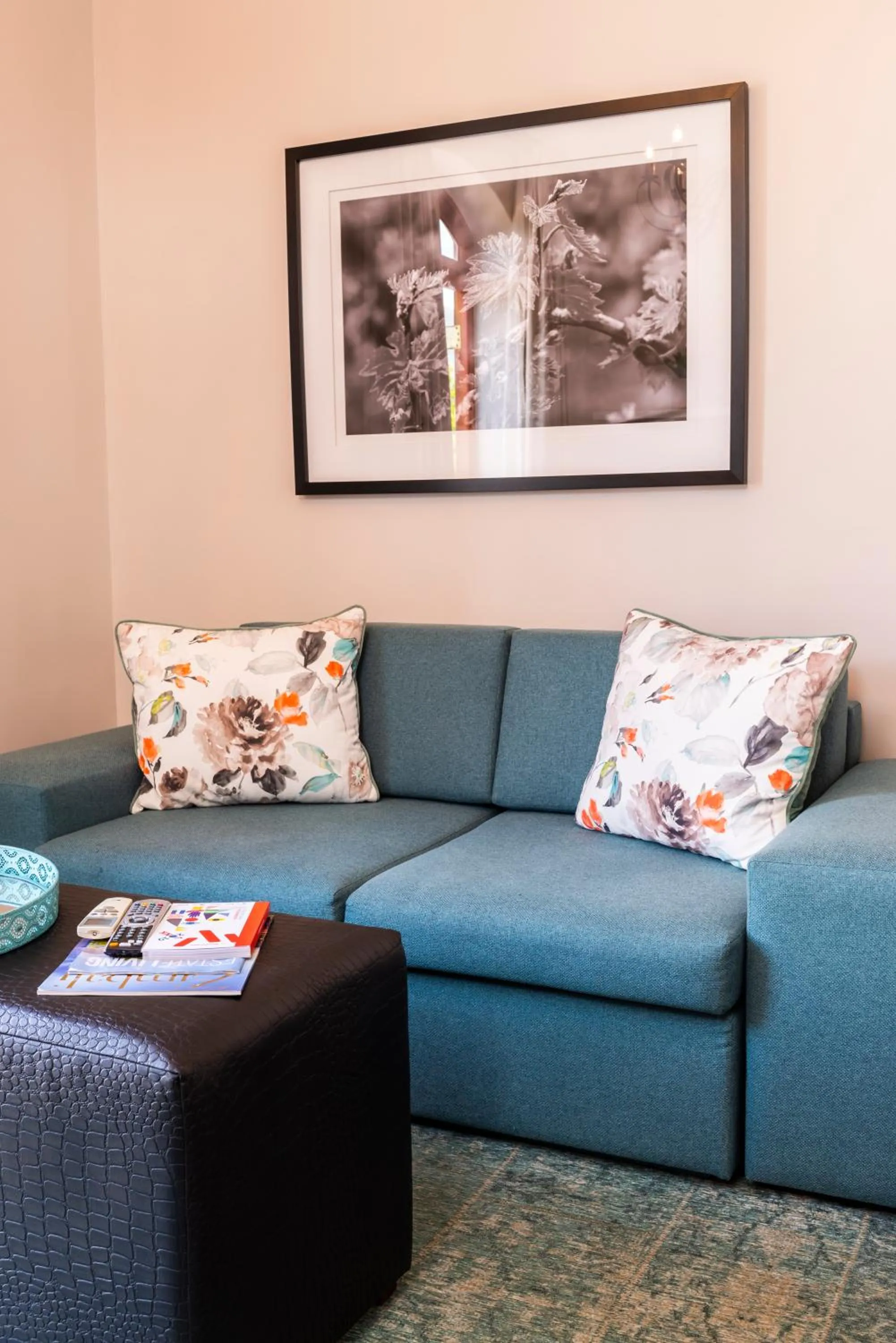 Seating area in De Zalze Lodge