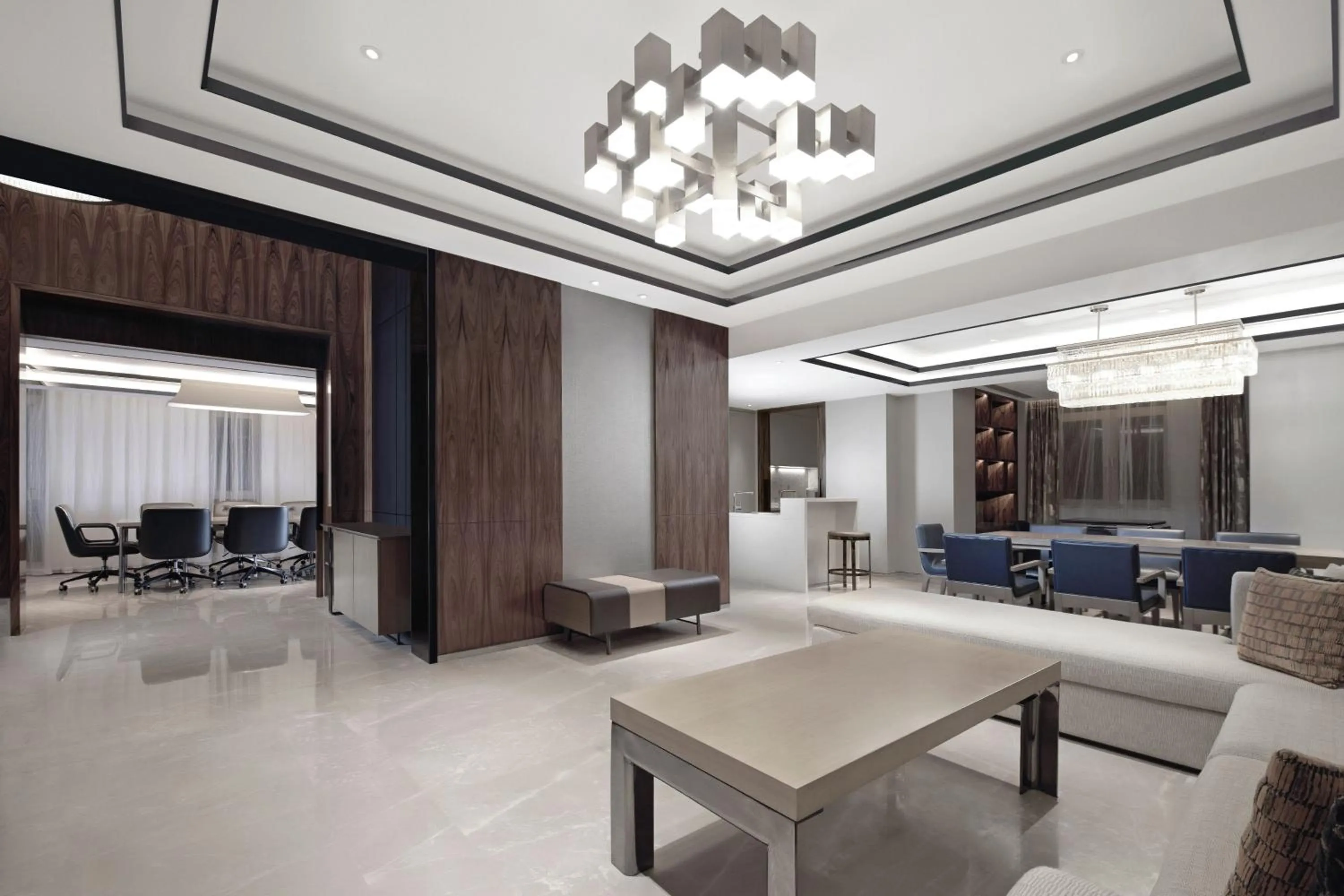 Living room in Sheraton Shanghai Chongming Hotel