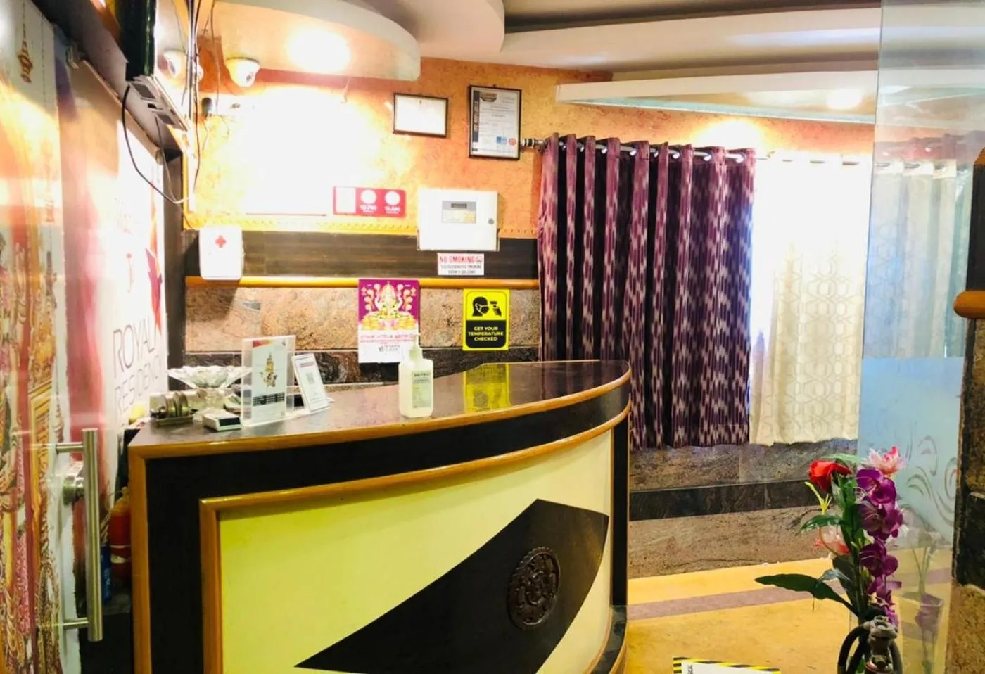 Lobby or reception in Royal Residency