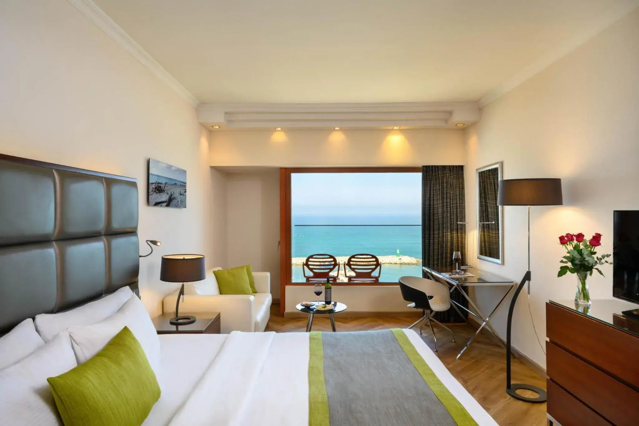 Deluxe Room with Balcony and Full Sea View in Carlton Tel Aviv Hotel – Luxury on the Beach Deluxe Room with Balcony and Full Sea View in Carlton Tel Aviv Hotel – Luxury on the Beach