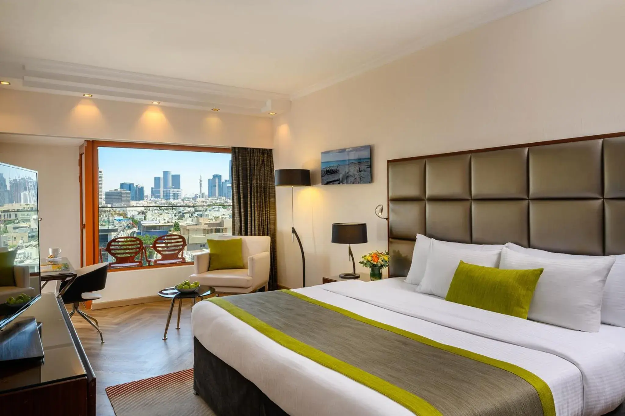 Superior Room with Balcony and City View in Carlton Tel Aviv Hotel – Luxury on the Beach Superior Room with Balcony and City View in Carlton Tel Aviv Hotel – Luxury on the Beach