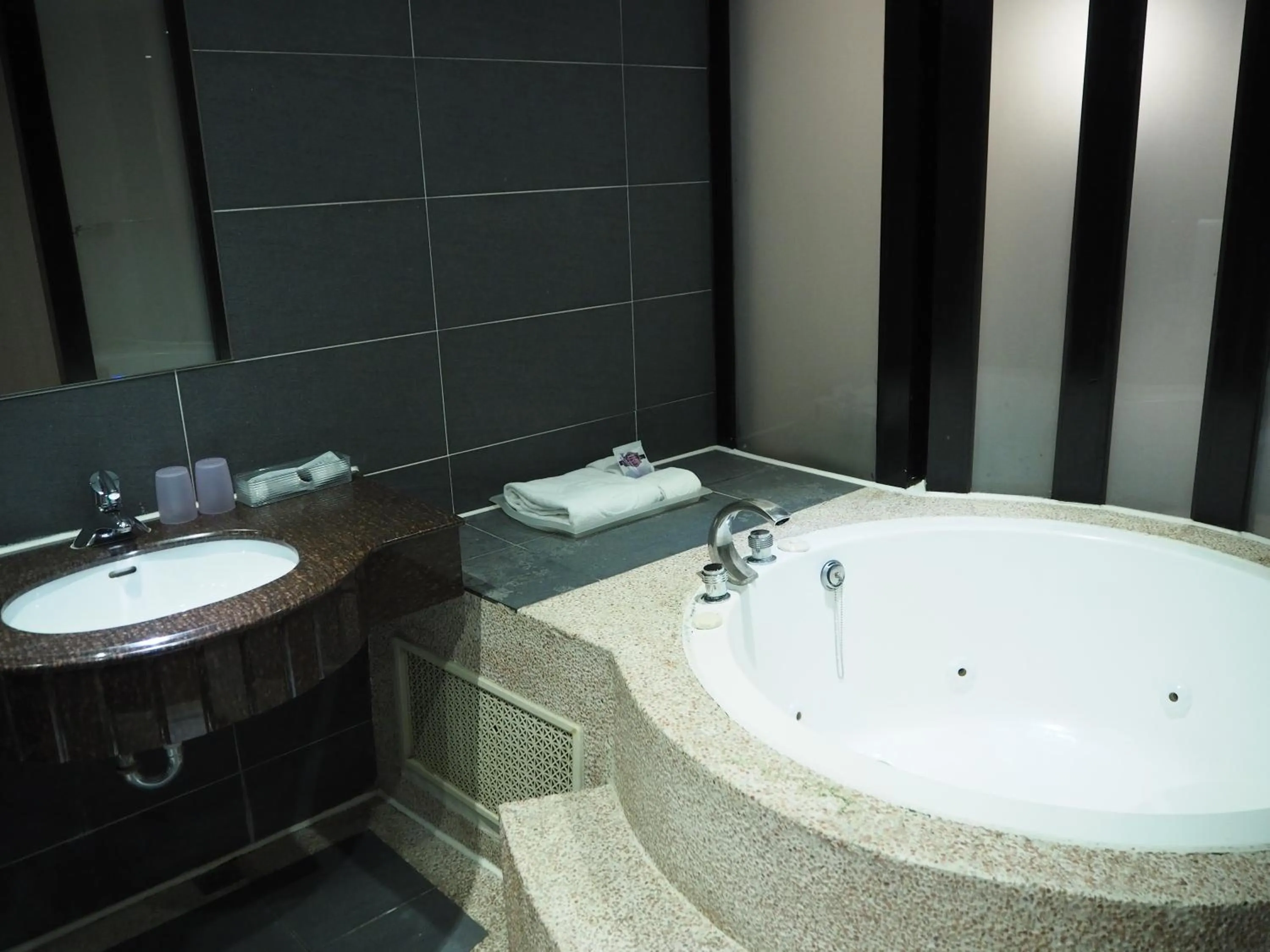 Bathroom in The Riverside Hotel & Motel