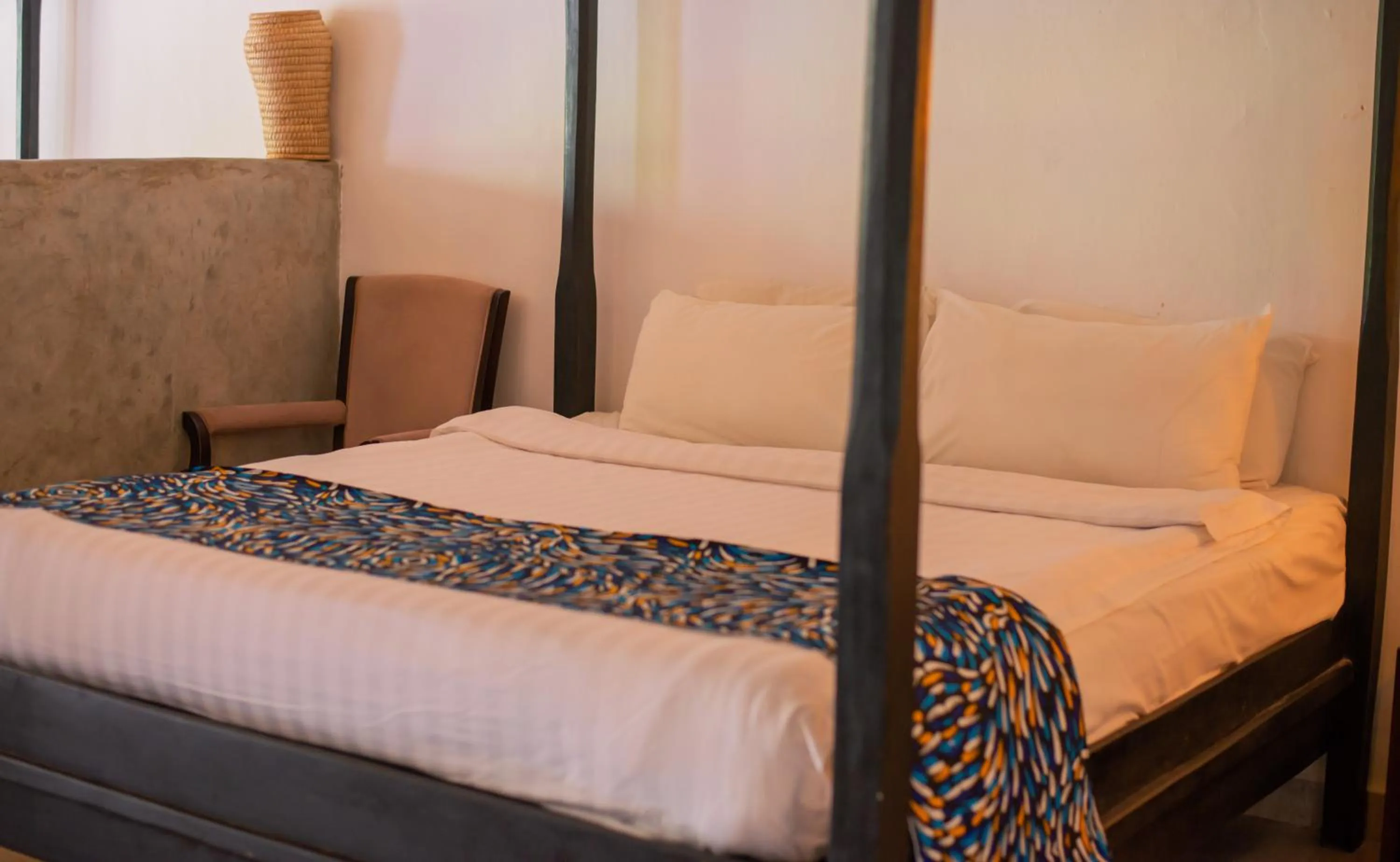 Bed in Blue Waters by Serendib