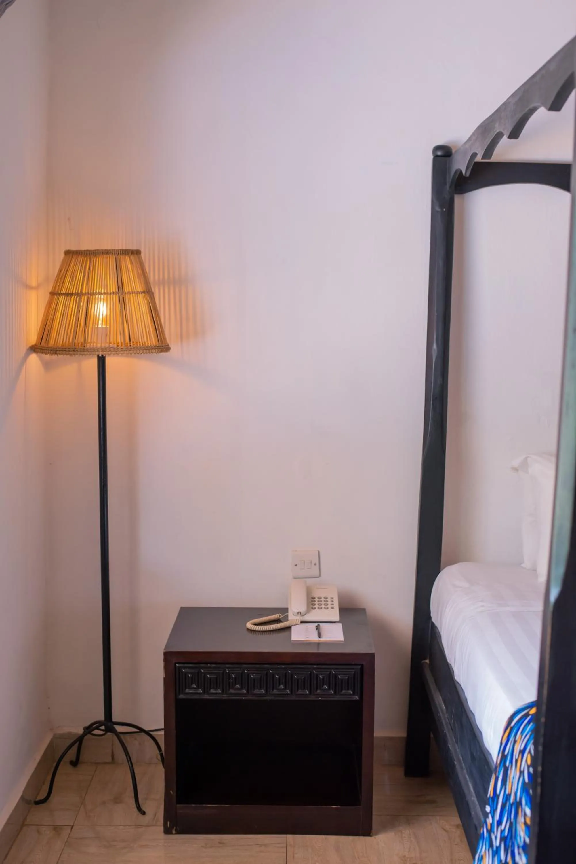 Bed in Blue Waters by Serendib