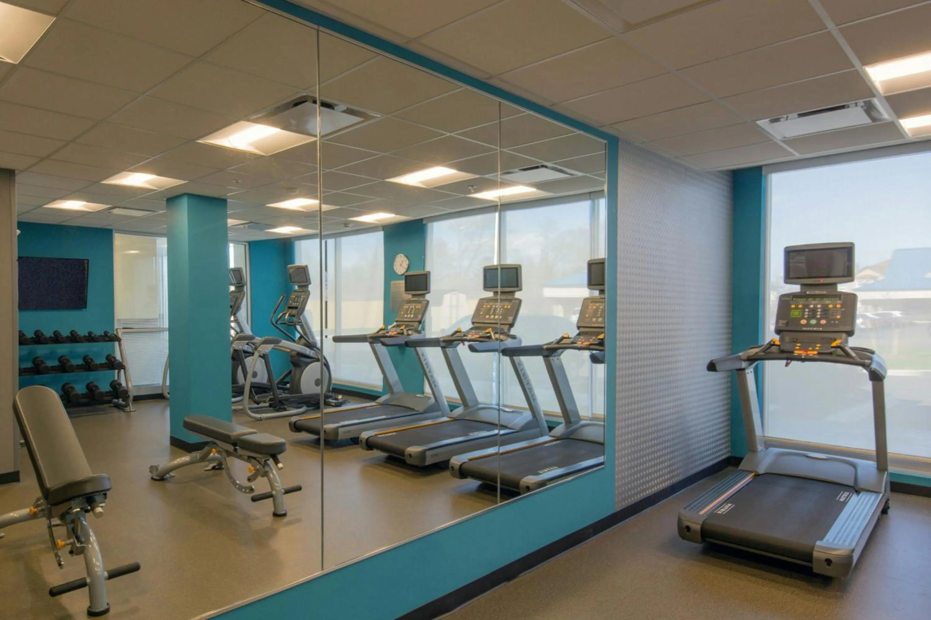 Fitness centre/facilities in Fairfield Inn & Suites by Marriott Chillicothe