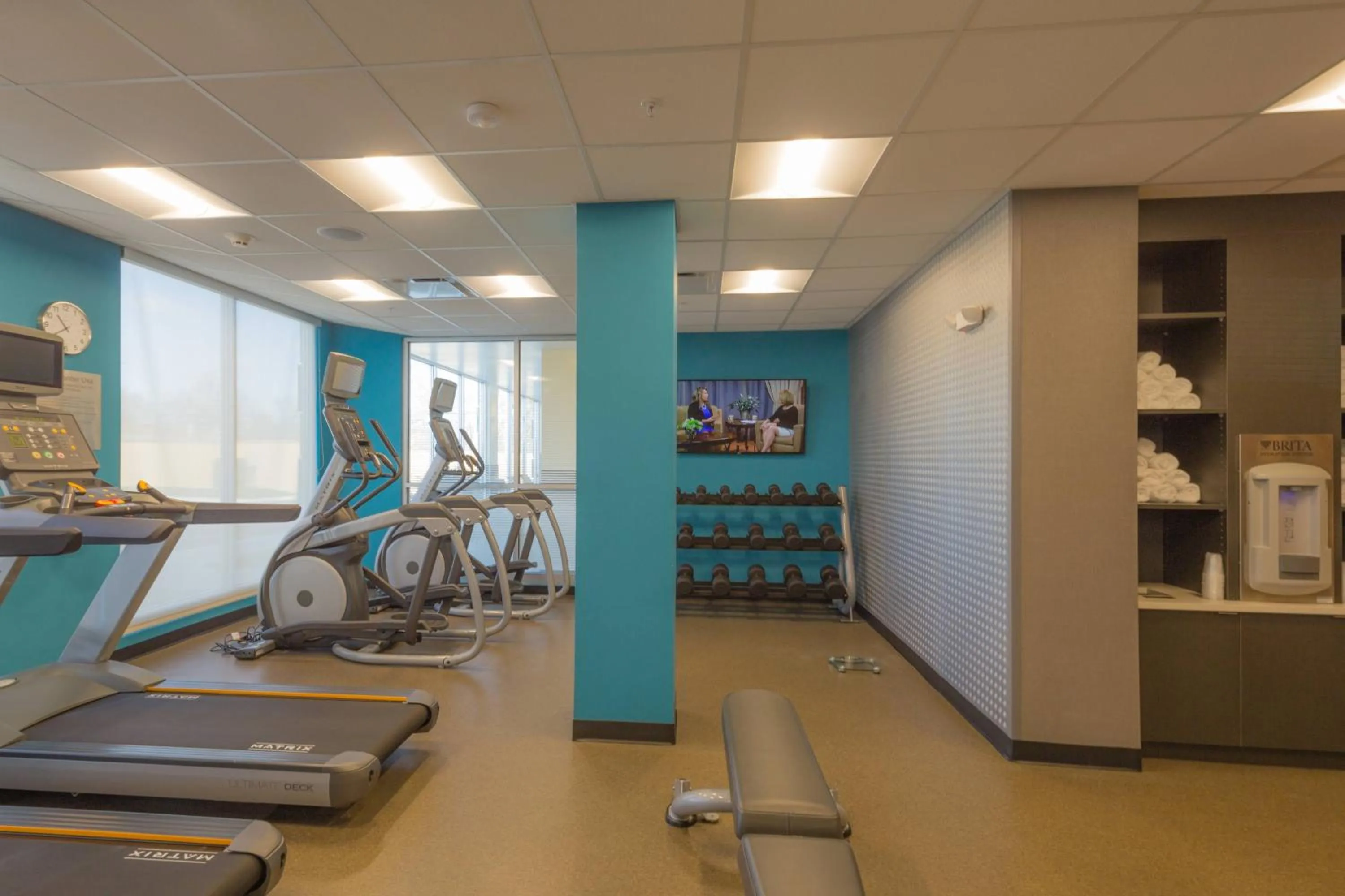 Fitness centre/facilities in Fairfield Inn & Suites by Marriott Chillicothe