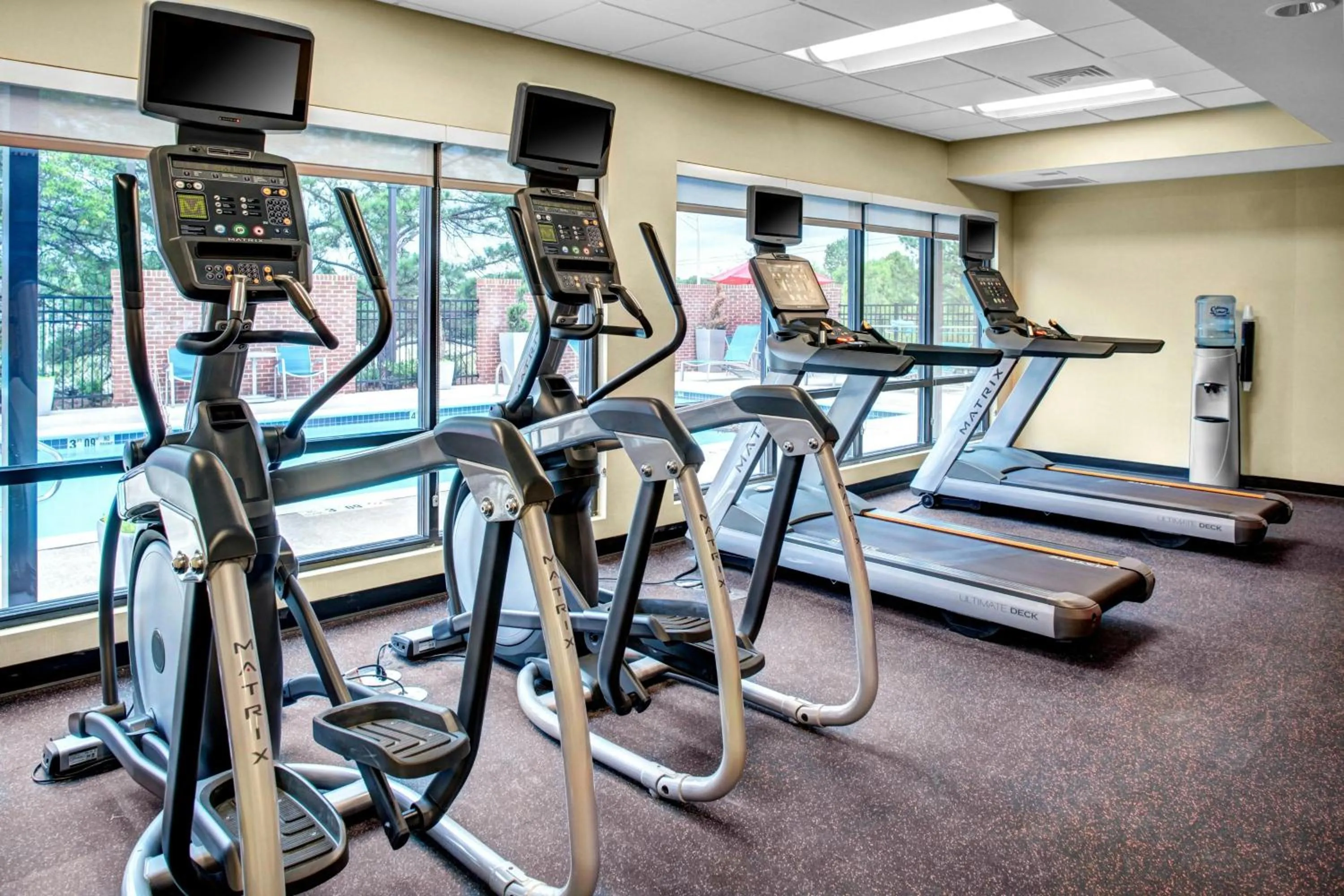 Fitness centre/facilities in TownePlace Suites by Marriott Macon Mercer University