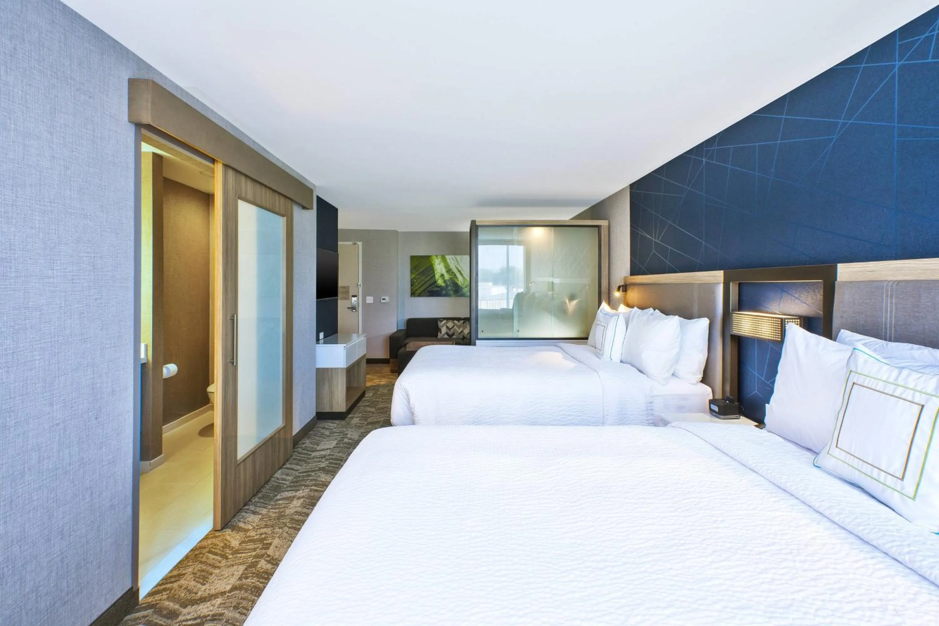 Photo of the whole room, Bed in SpringHill Suites by Marriott St. Joseph Benton Harbor