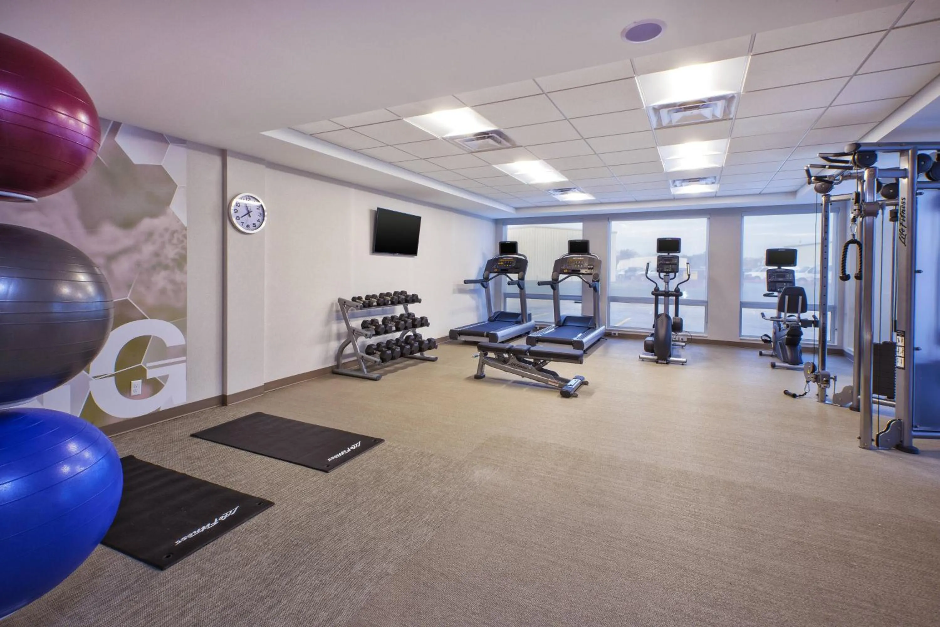 Fitness centre/facilities in SpringHill Suites by Marriott St. Joseph Benton Harbor
