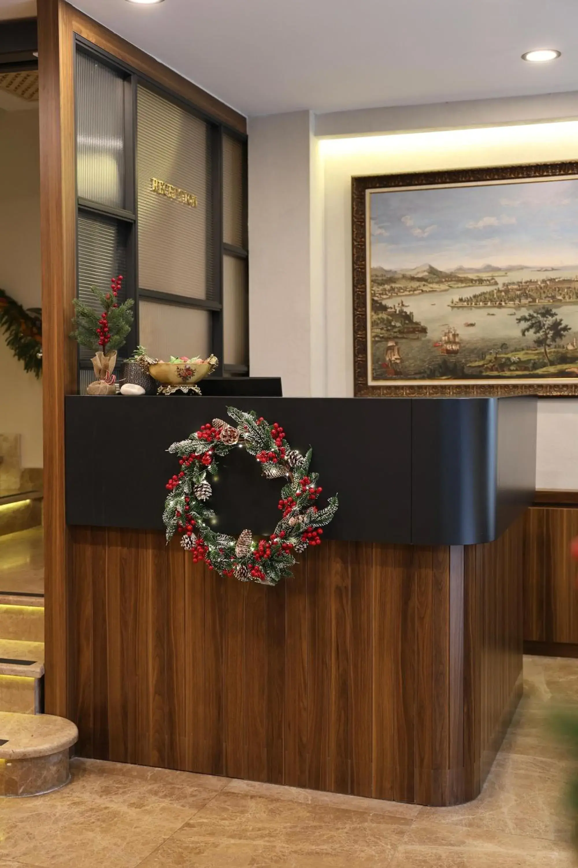 Lobby or reception in Hotel Evsen Lobby or reception in Hotel Evsen