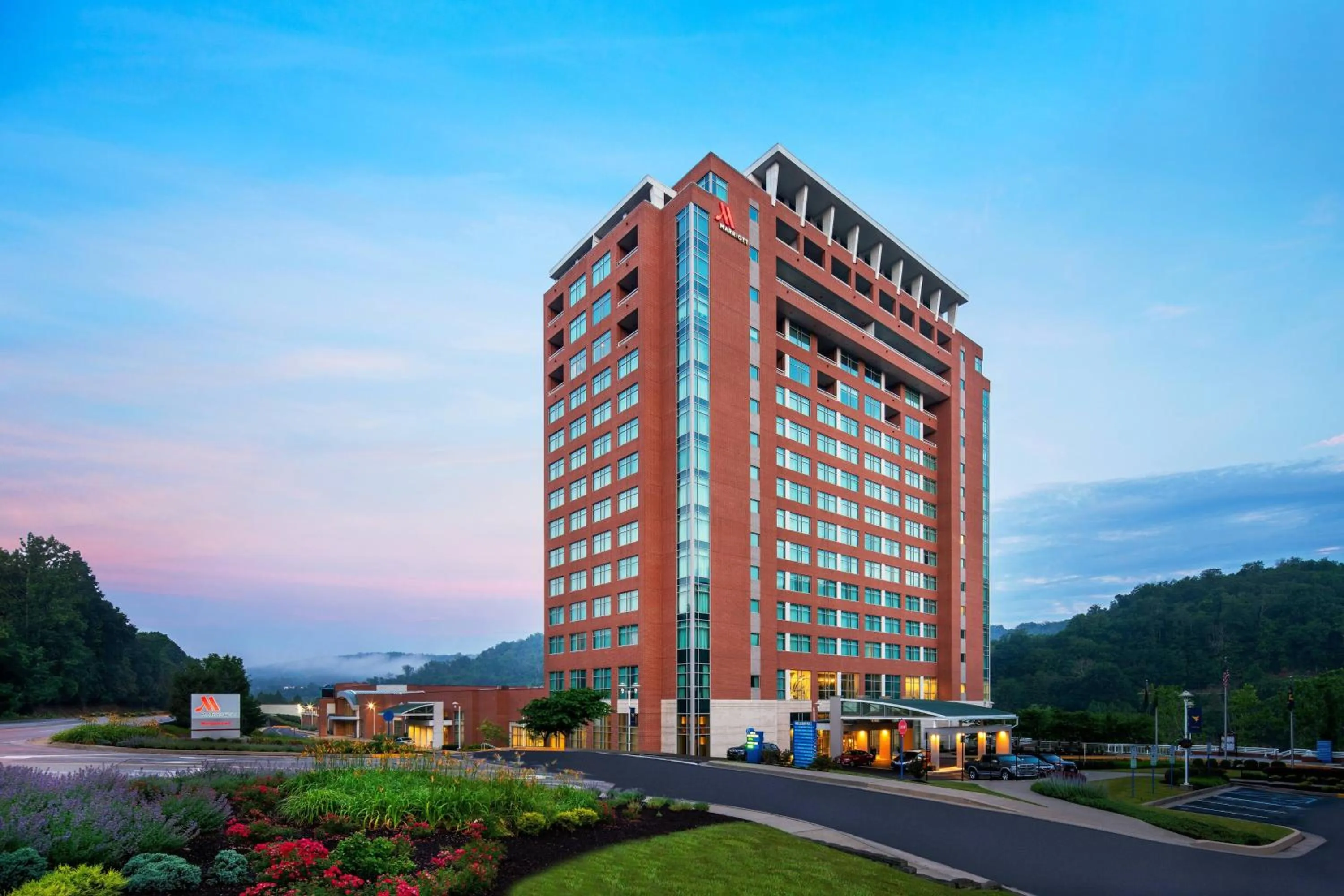 Property building in Morgantown Marriott at Waterfront Place