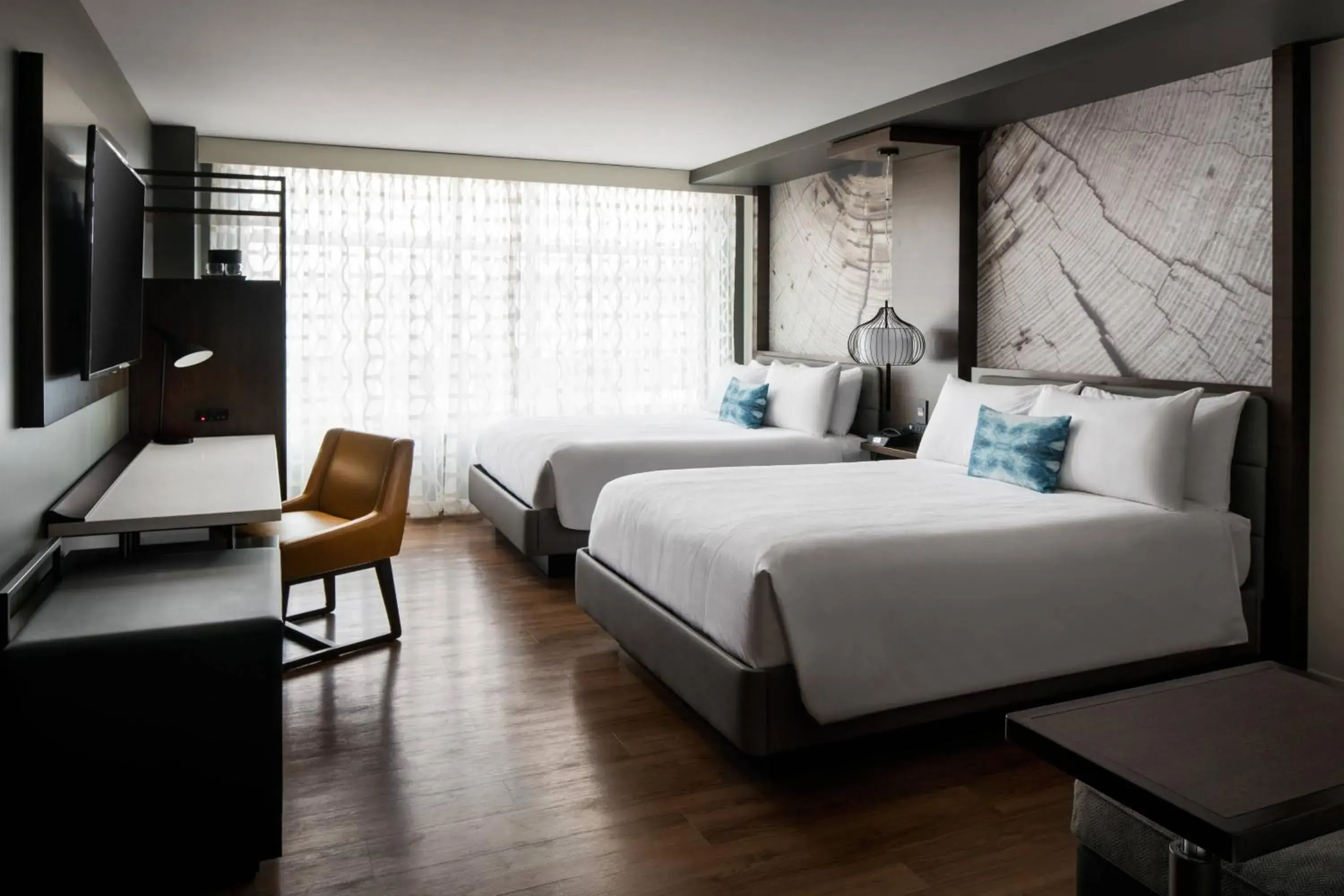 Queen Room with Two Queen Beds in Morgantown Marriott at Waterfront Place Queen Room with Two Queen Beds in Morgantown Marriott at Waterfront Place