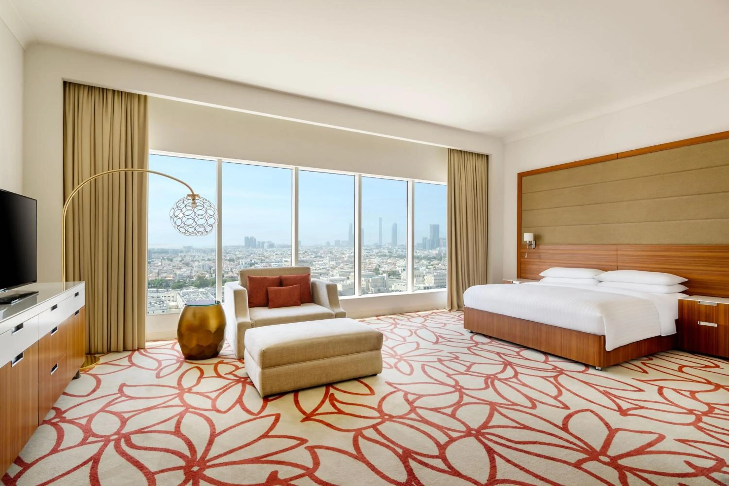 Photo of the whole room, Bed in Marriott Hotel Downtown Abu Dhabi