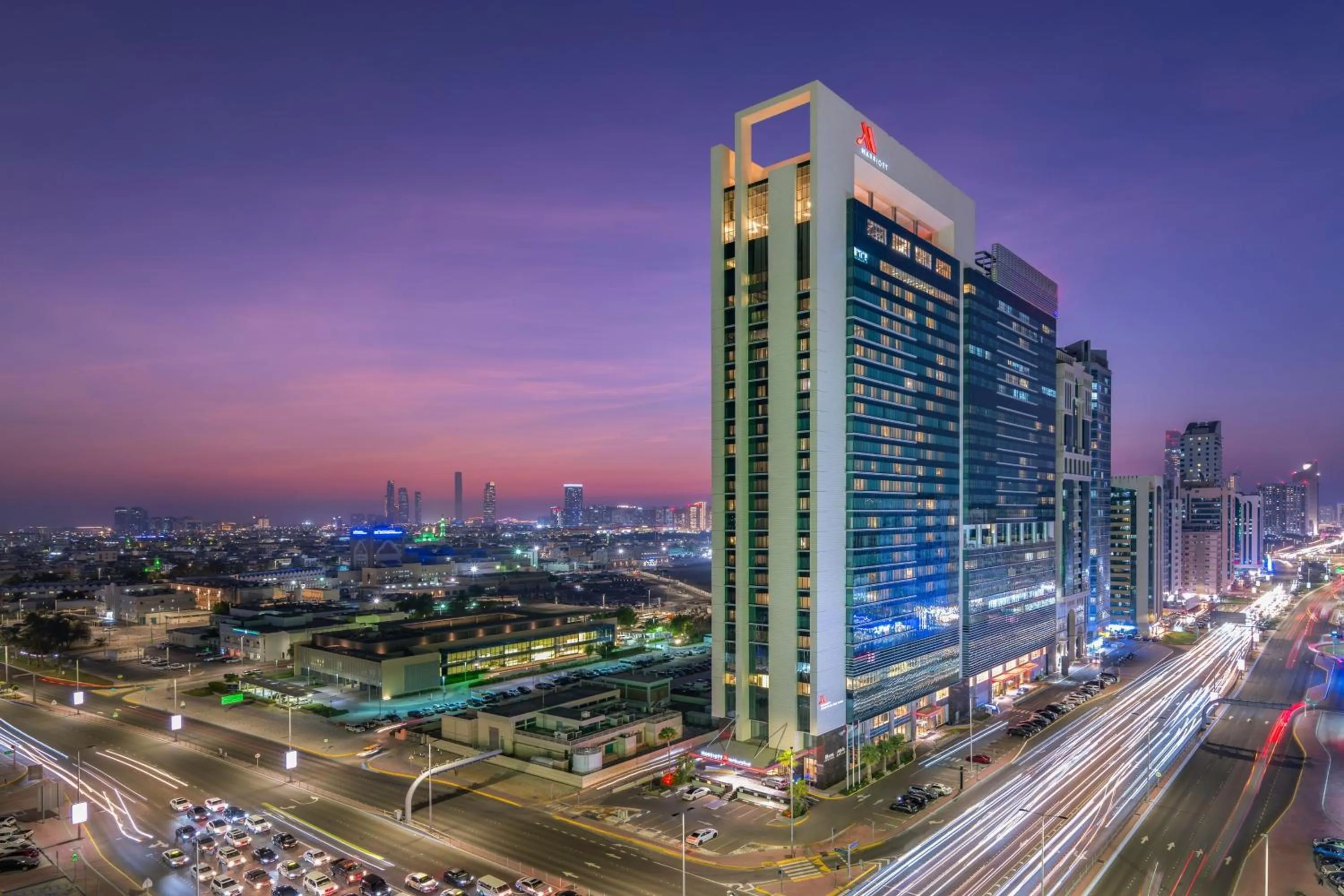 Property building in Marriott Hotel Downtown Abu Dhabi