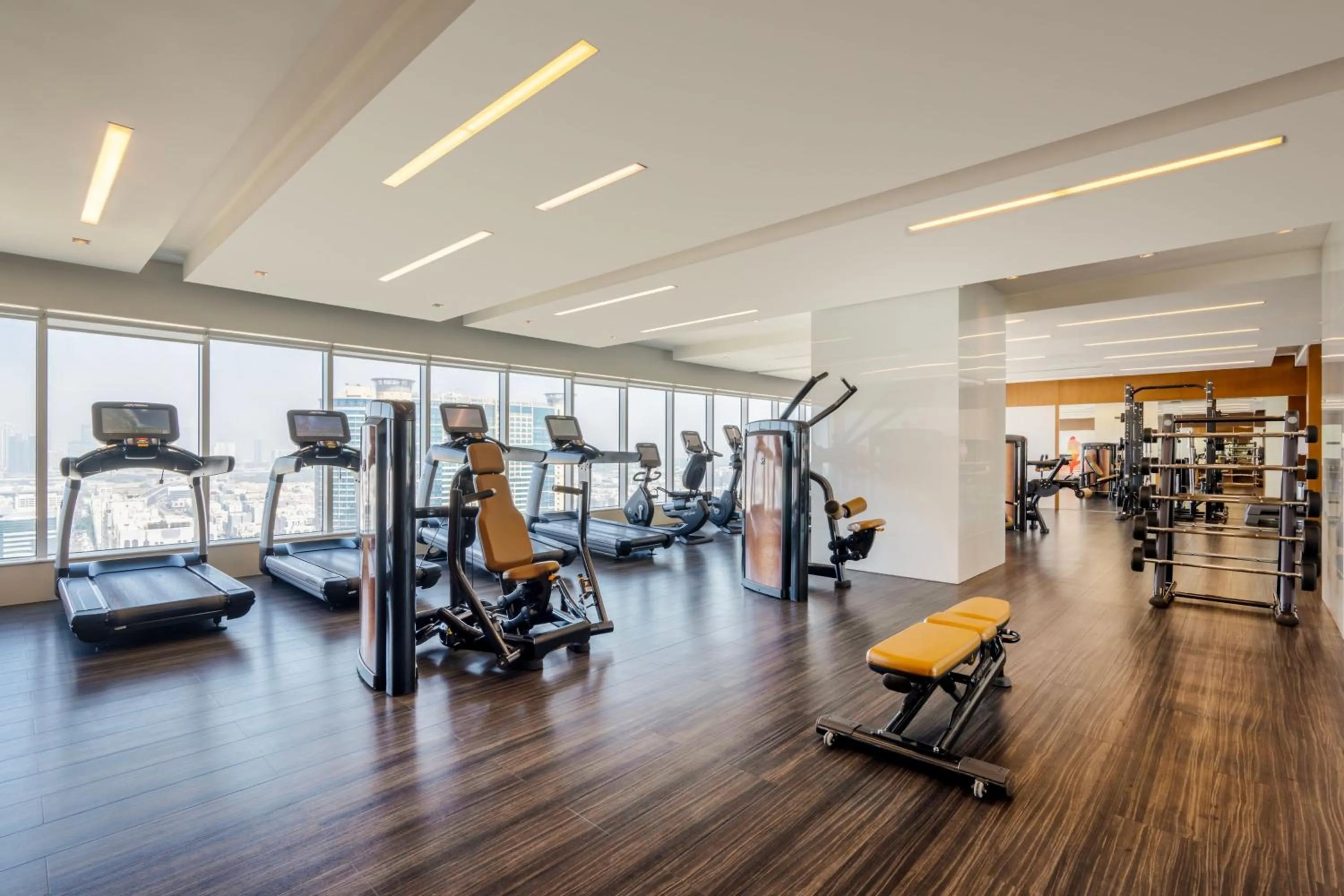 Fitness centre/facilities in Marriott Hotel Downtown Abu Dhabi