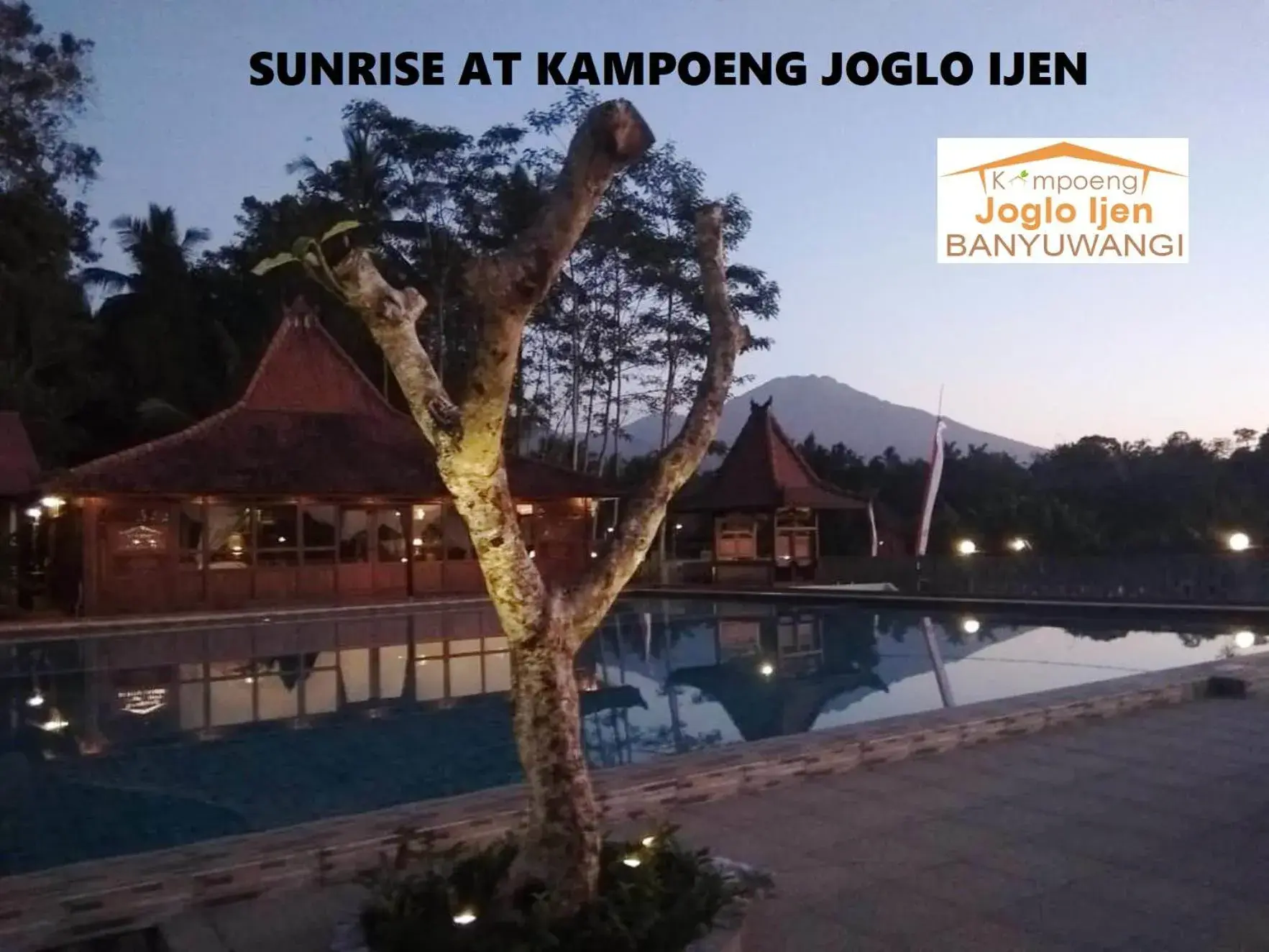 Mountain view in Kampoeng Joglo Ijen Mountain view in Kampoeng Joglo Ijen