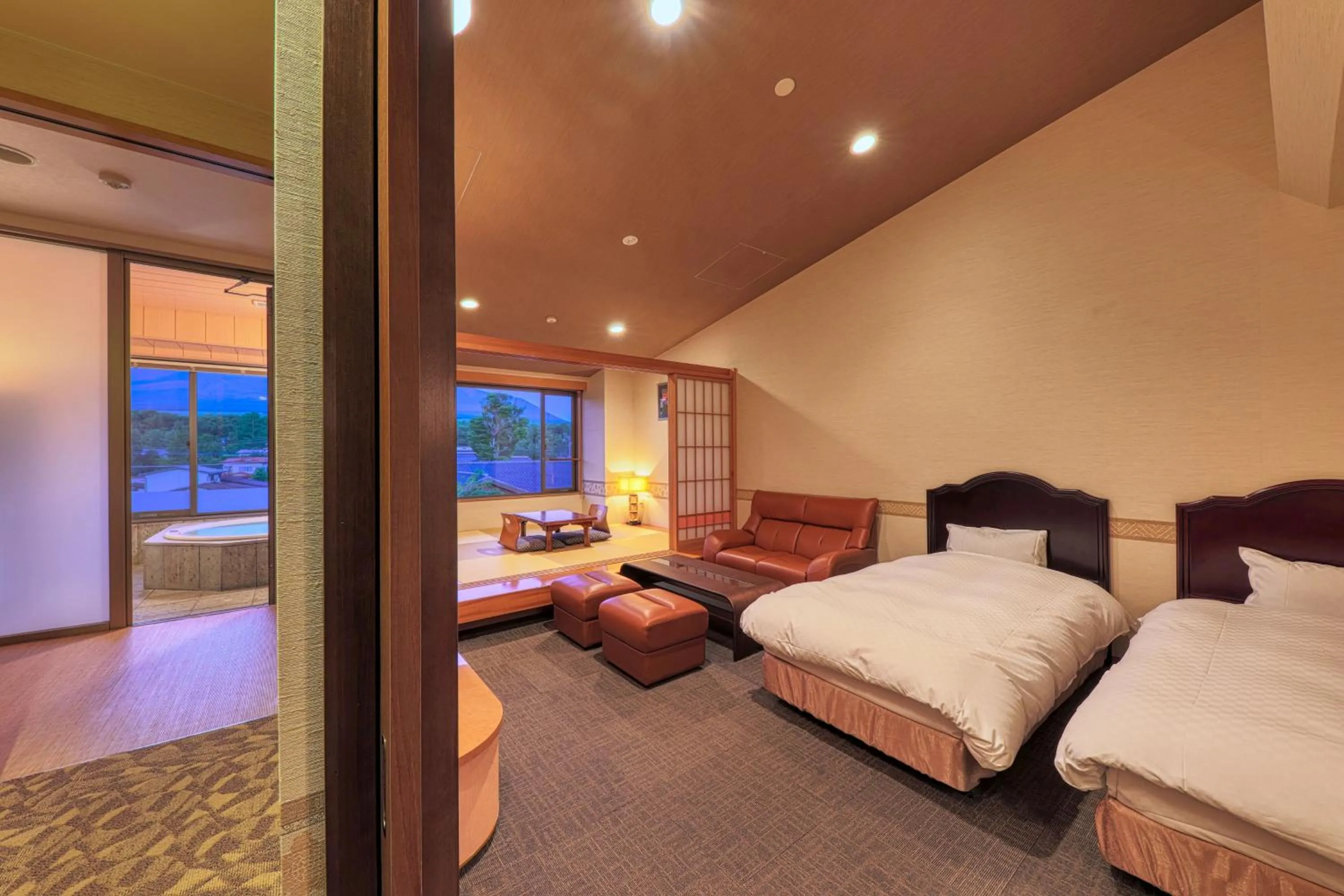 Bed in Fuji Matsuzono Hotel