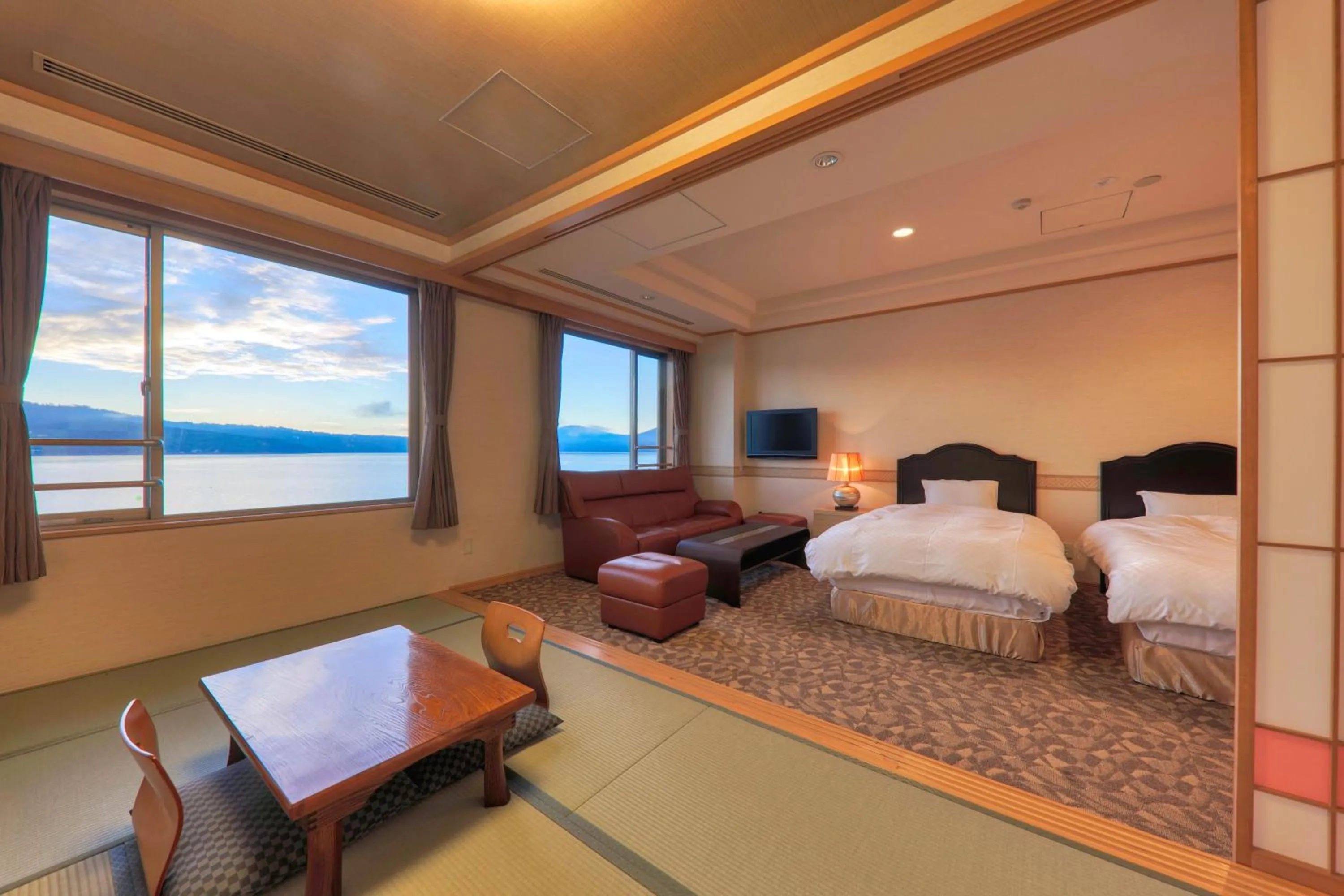 Bed in Fuji Matsuzono Hotel