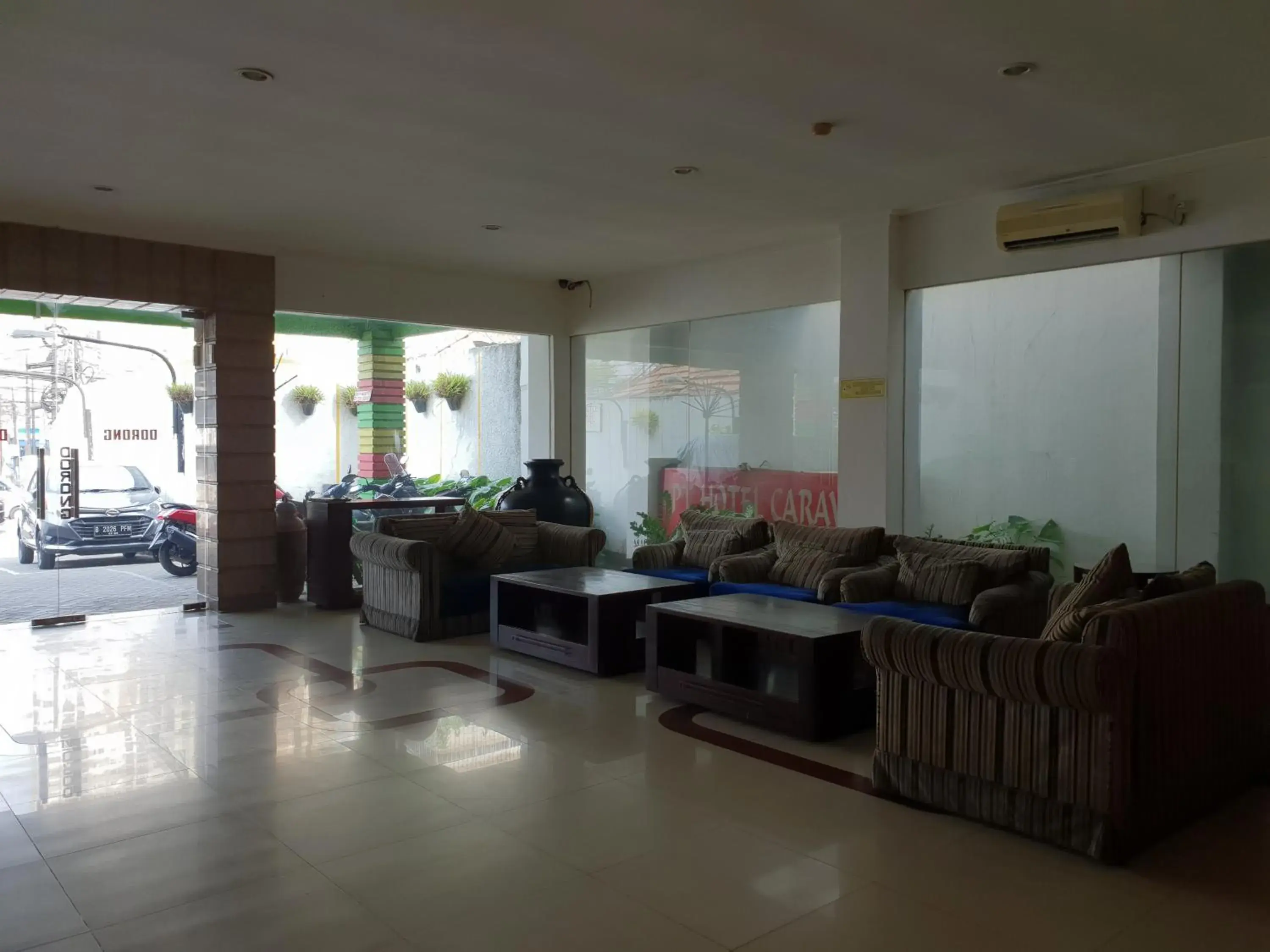 Lobby or reception in Hotel Caravan Tanah Abang Lobby or reception in Hotel Caravan Tanah Abang