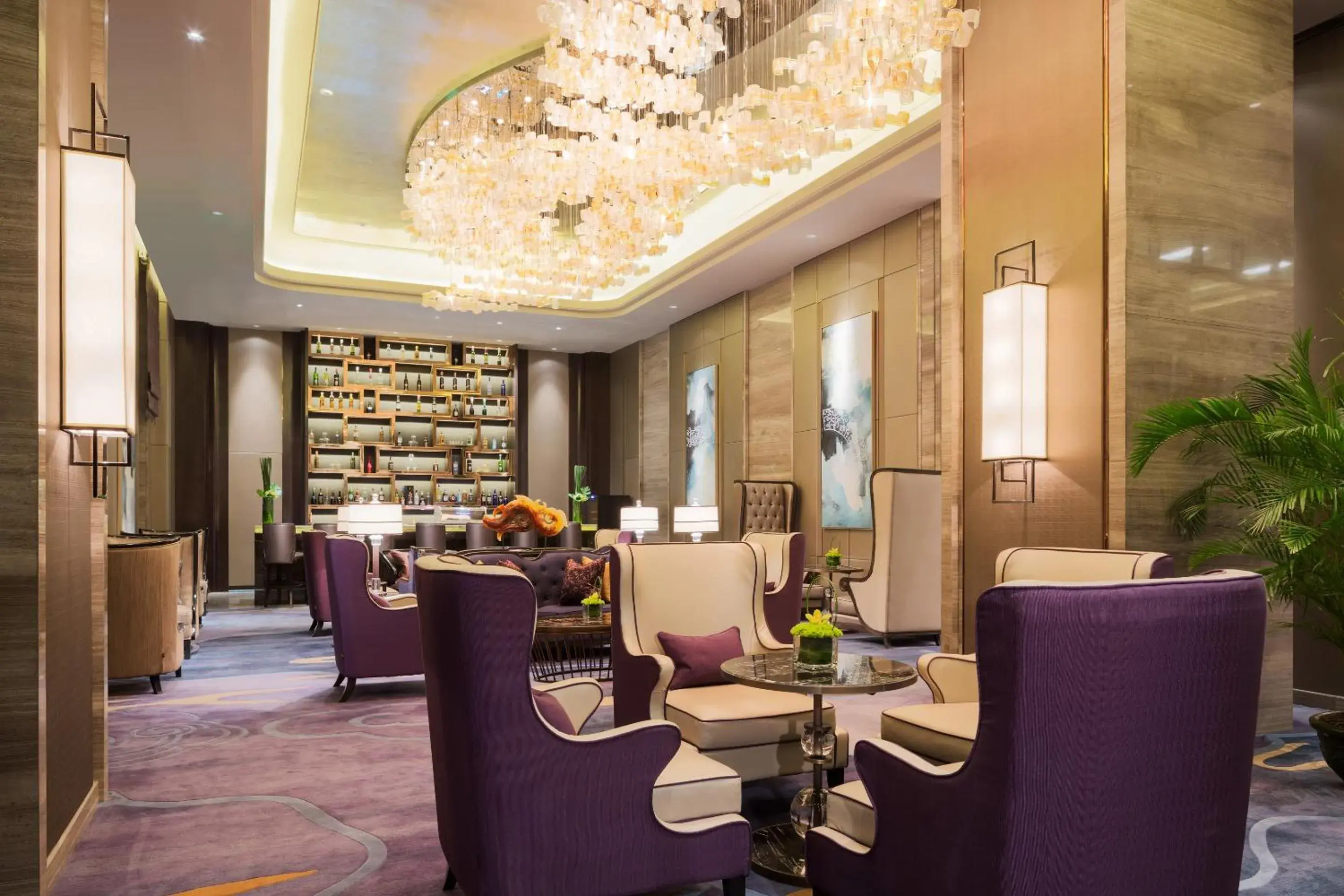 Lounge or bar in Wanda Realm Jingzhou Lounge or bar in Wanda Realm Jingzhou