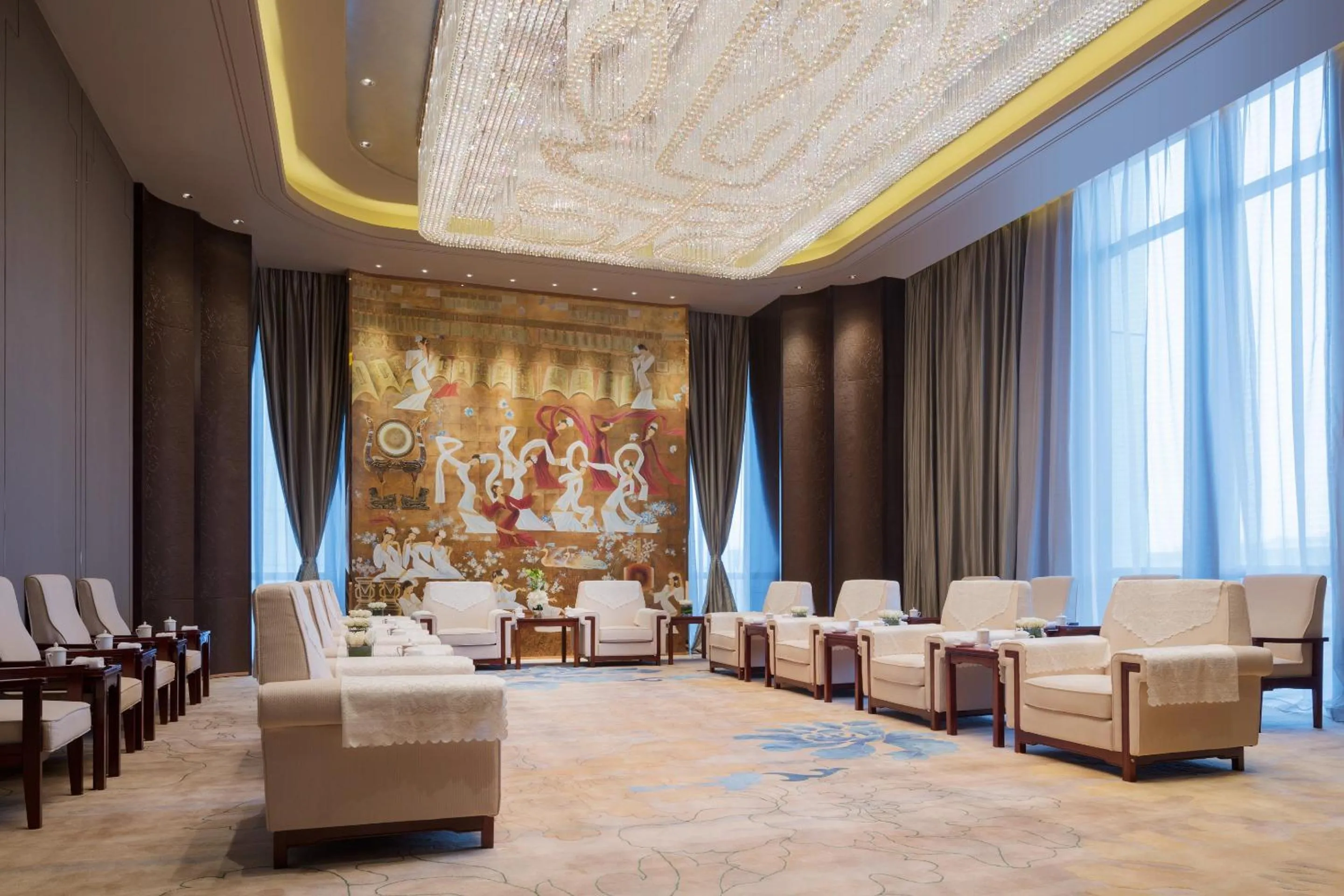 Communal lounge/ TV room in Wanda Realm Jingzhou