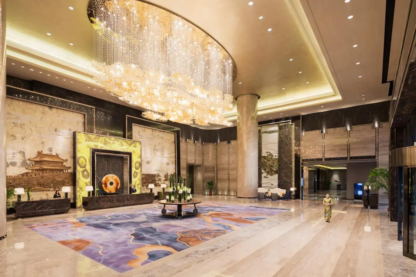 Lobby or reception in Wanda Realm Jingzhou Lobby or reception in Wanda Realm Jingzhou