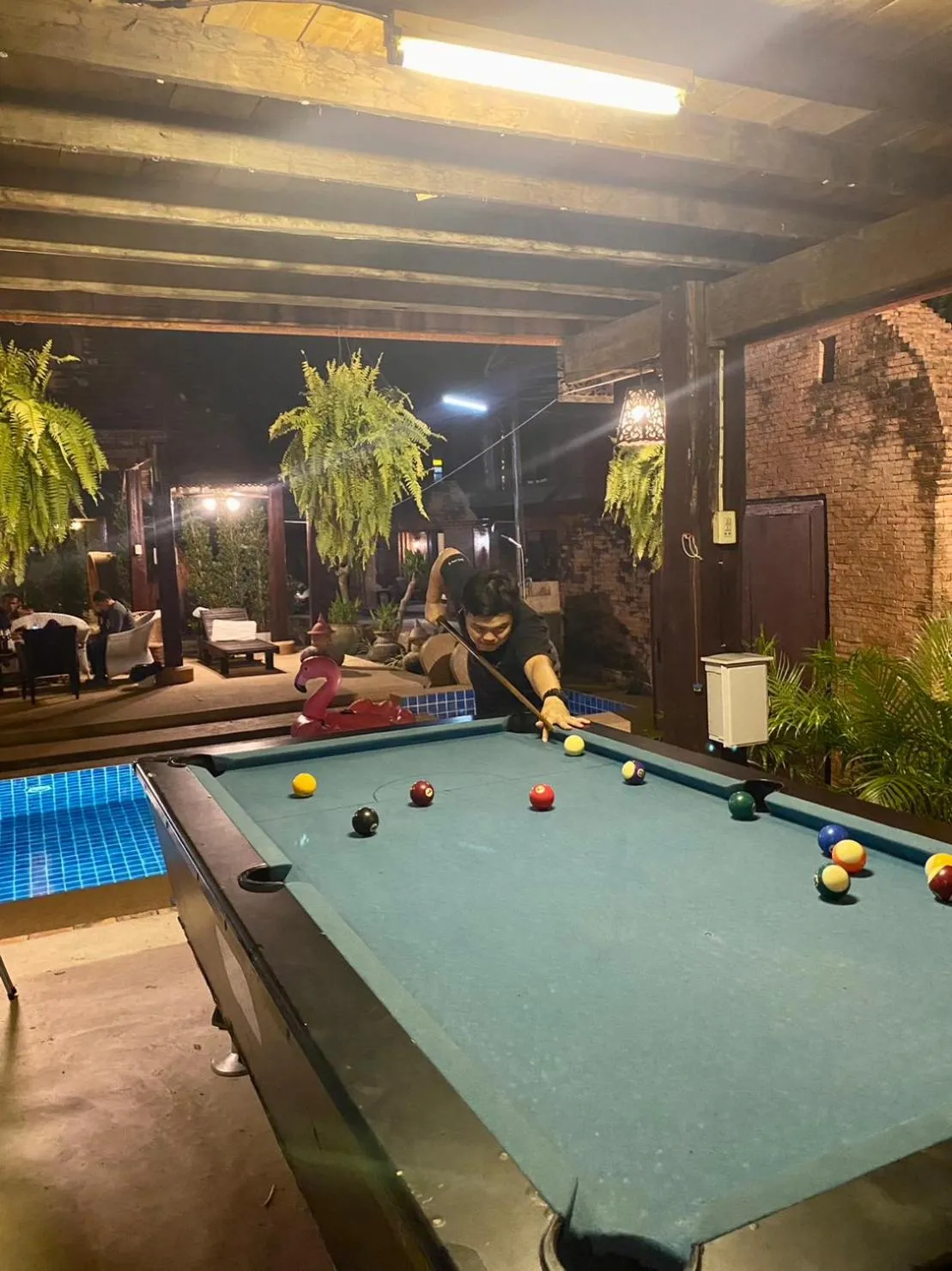 Billiard in Baan Tawai Lanna Resort