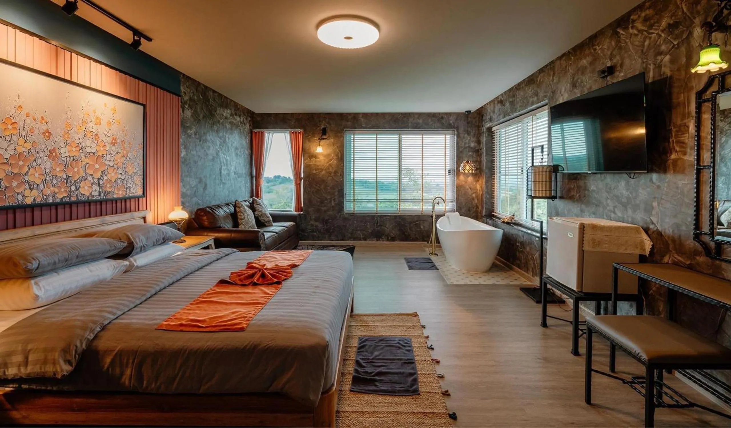 Bed in Monte Vista Chalet Khaoyai