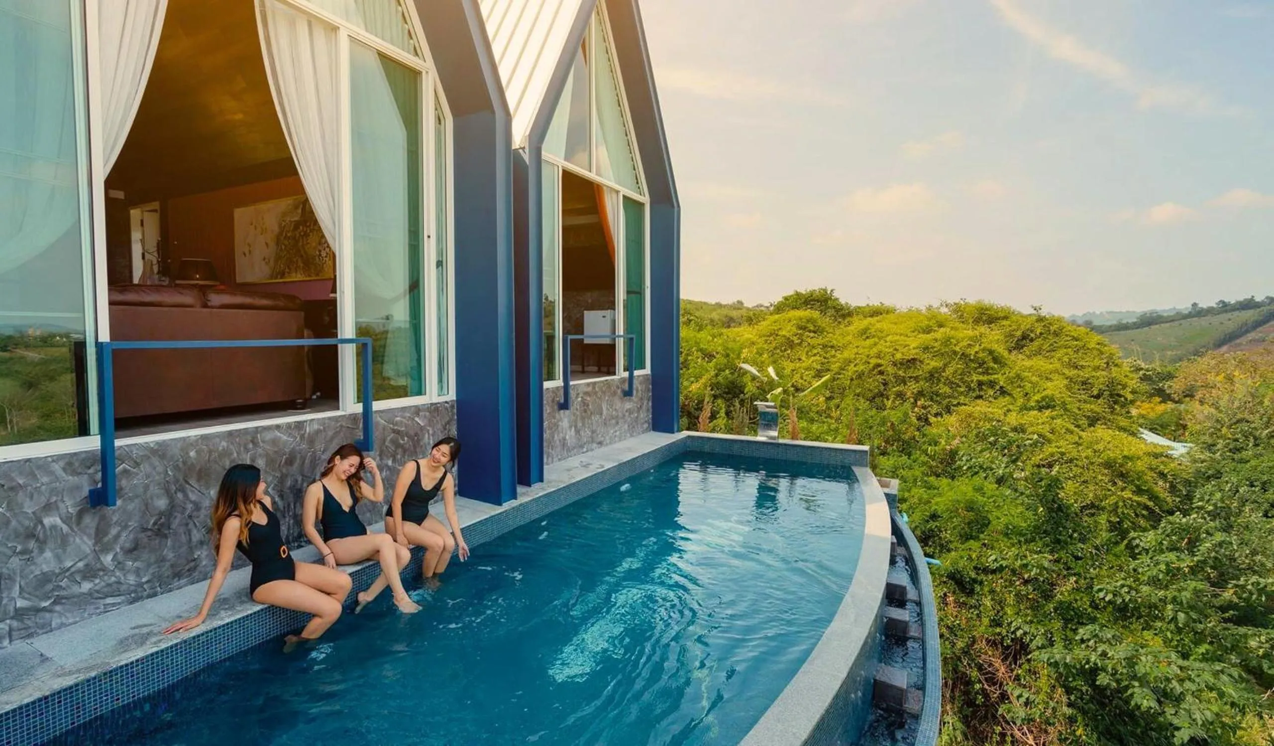 Swimming pool in Monte Vista Chalet Khaoyai