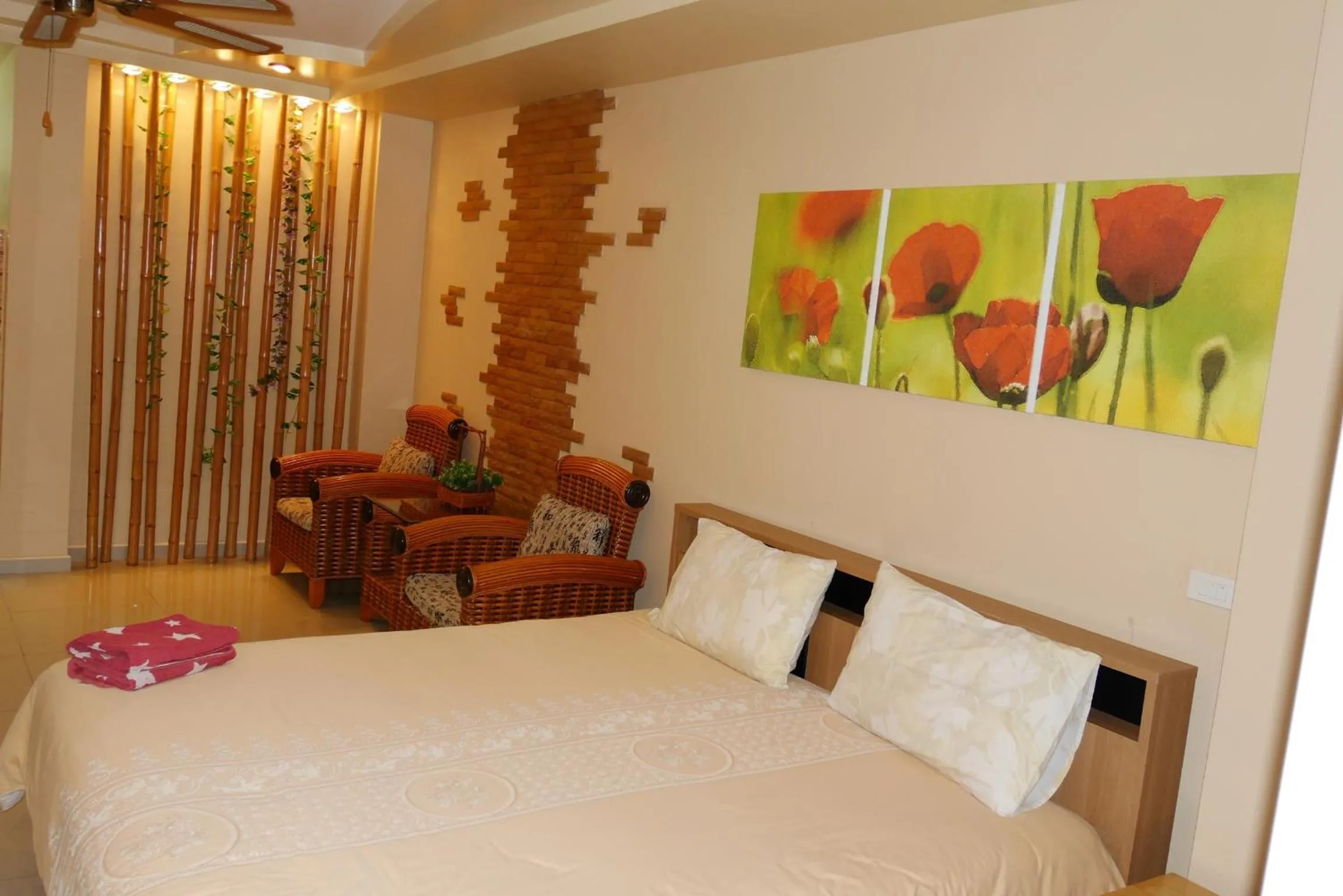 Seating area, Bed in Viewtalay Beachfront by ND