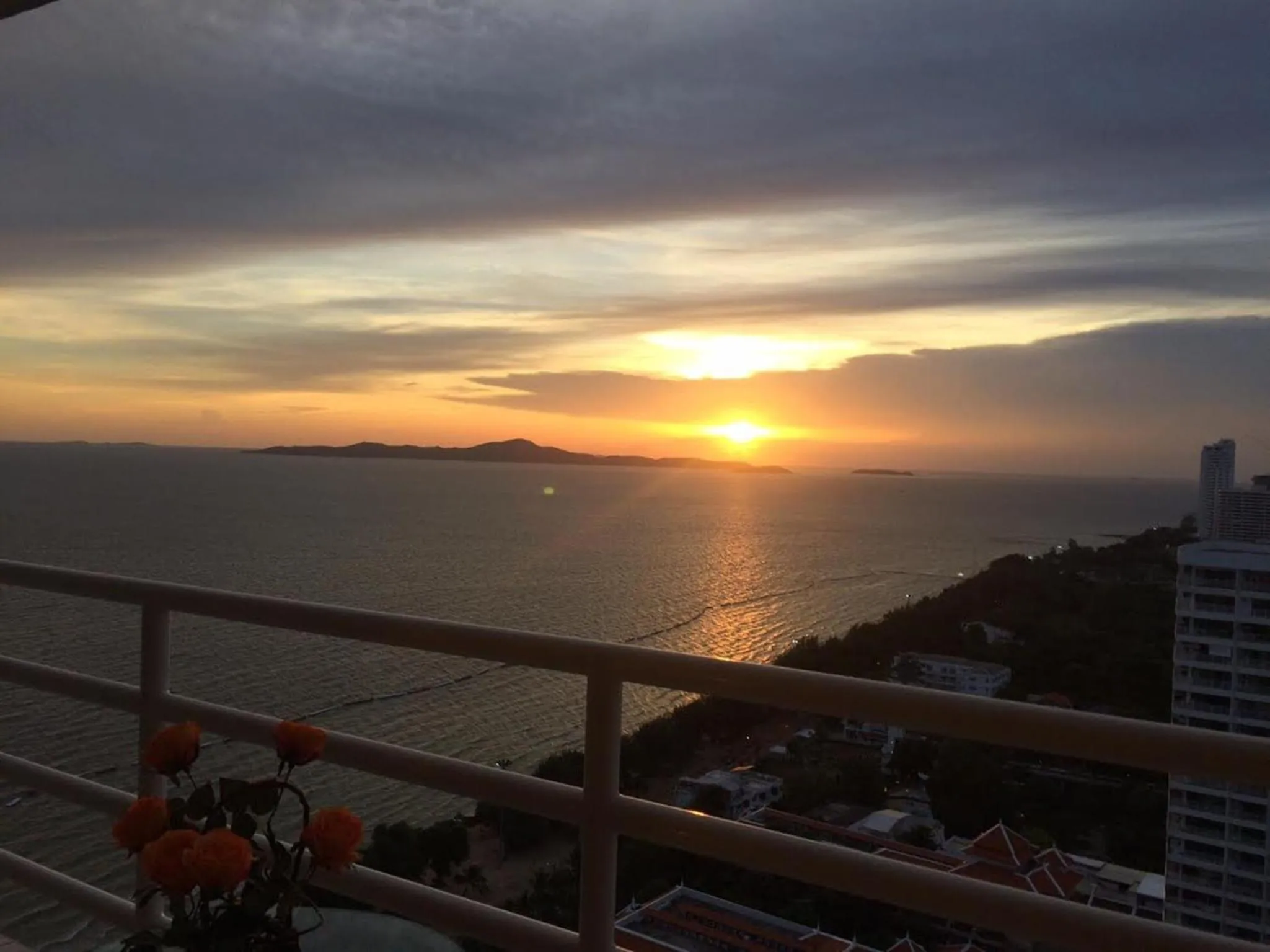 Sunset in Viewtalay Beachfront by ND