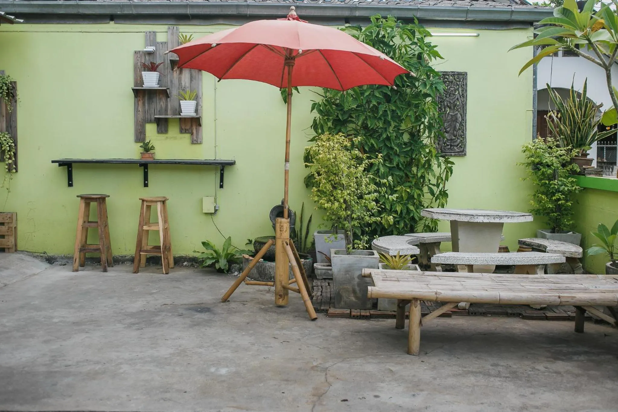 Garden in Malai Place Lampang