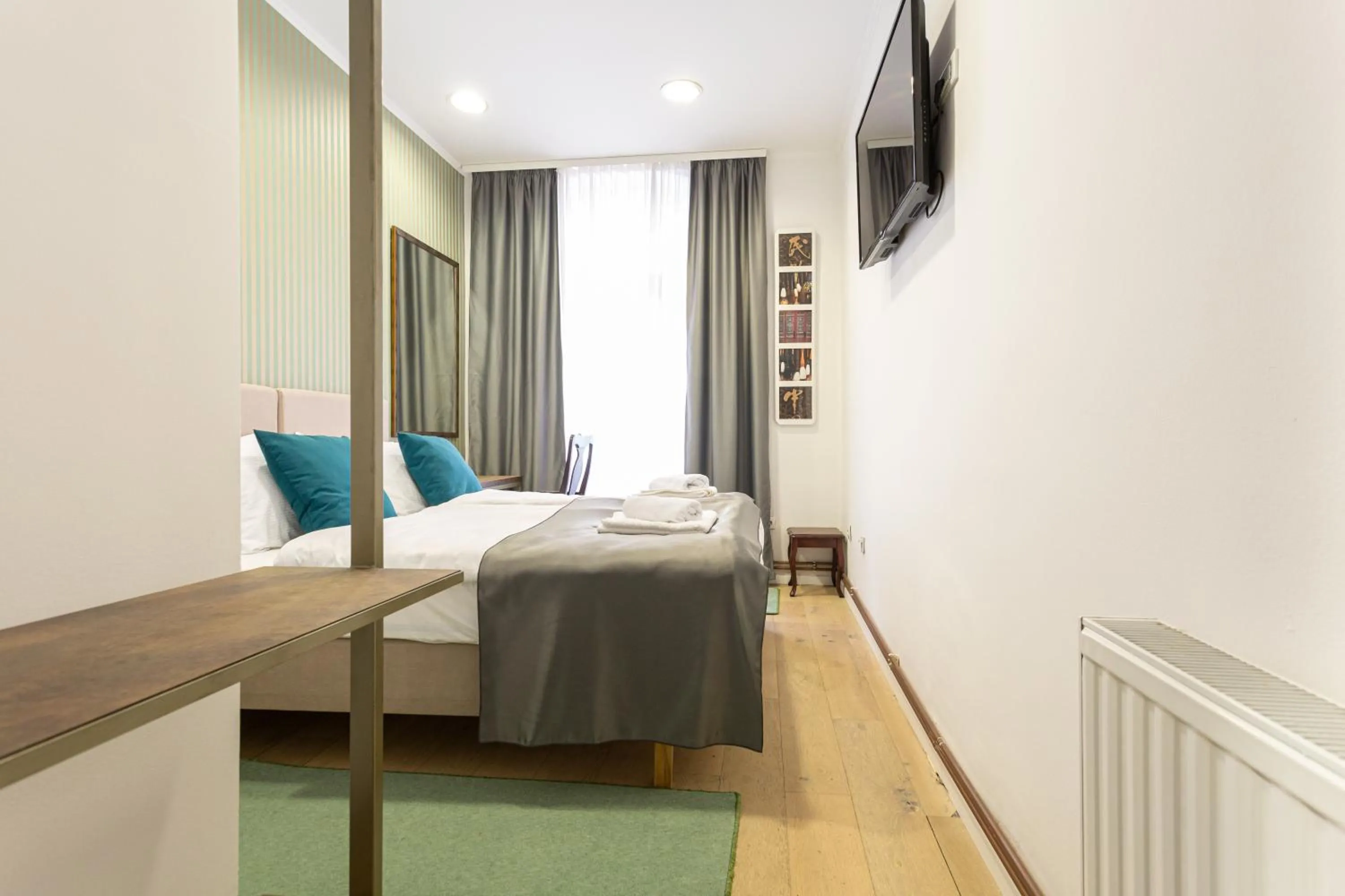 Bed in Heritage Hotel Petrakija