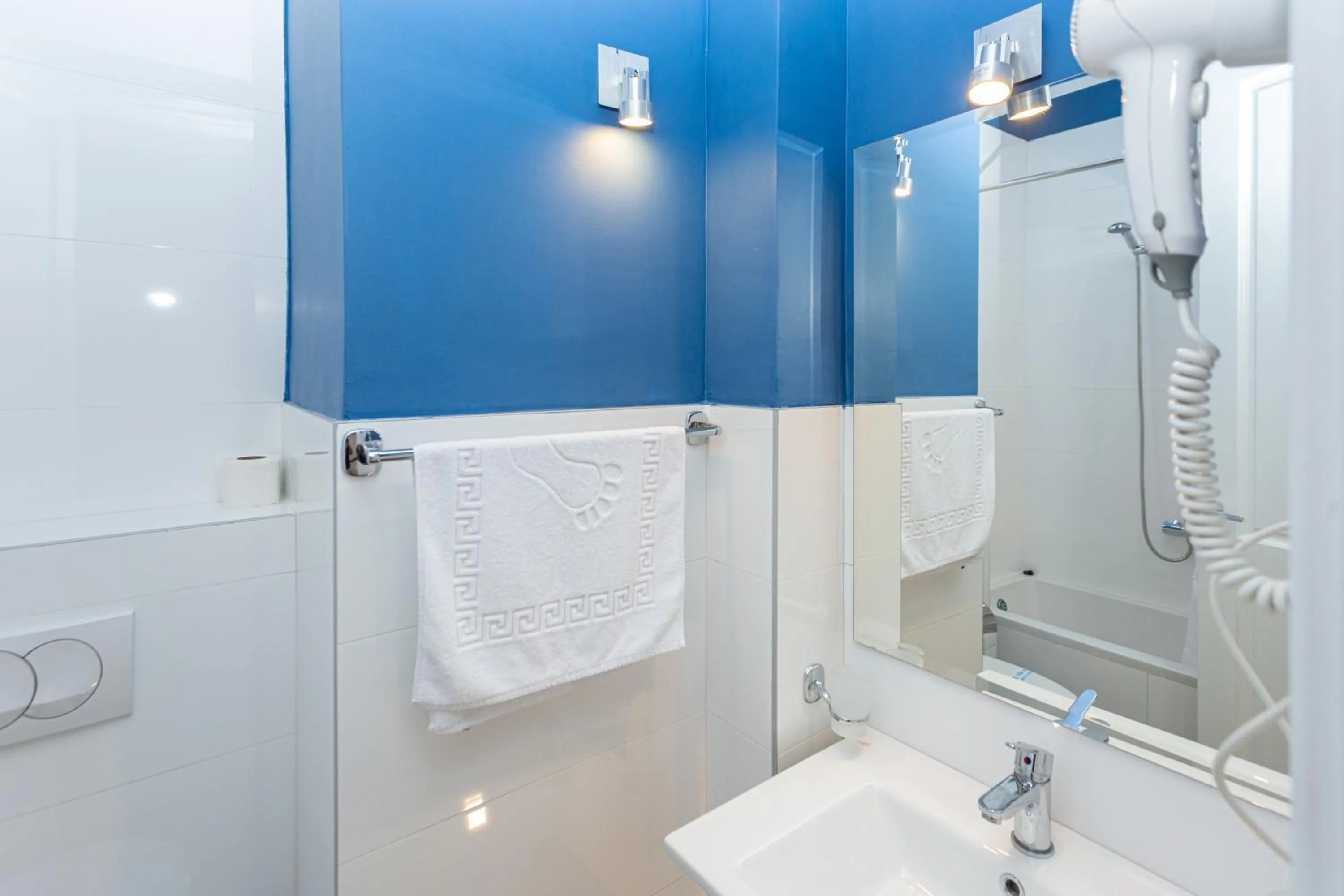 Bathroom in Heritage Hotel Petrakija