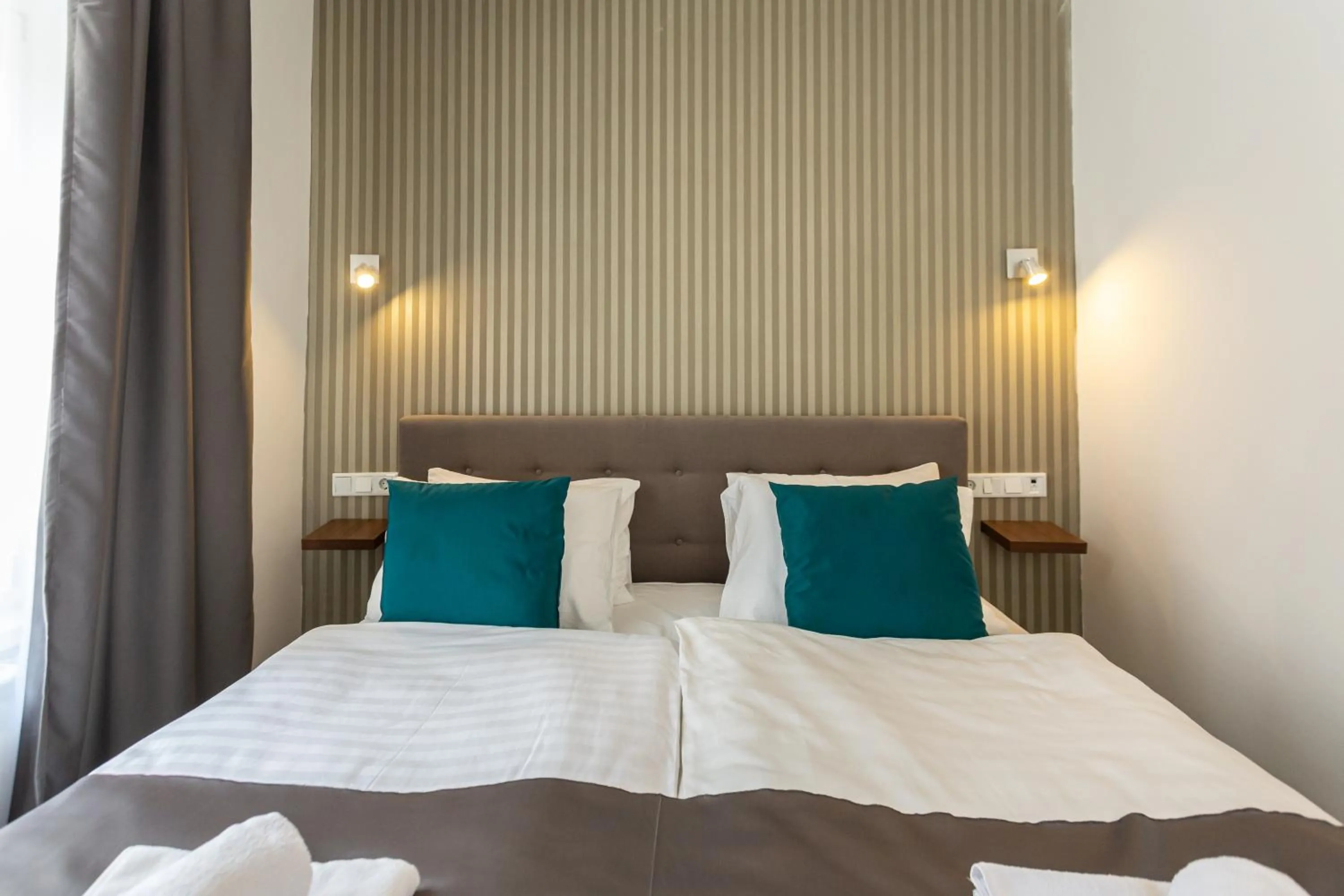 Bed in Heritage Hotel Petrakija