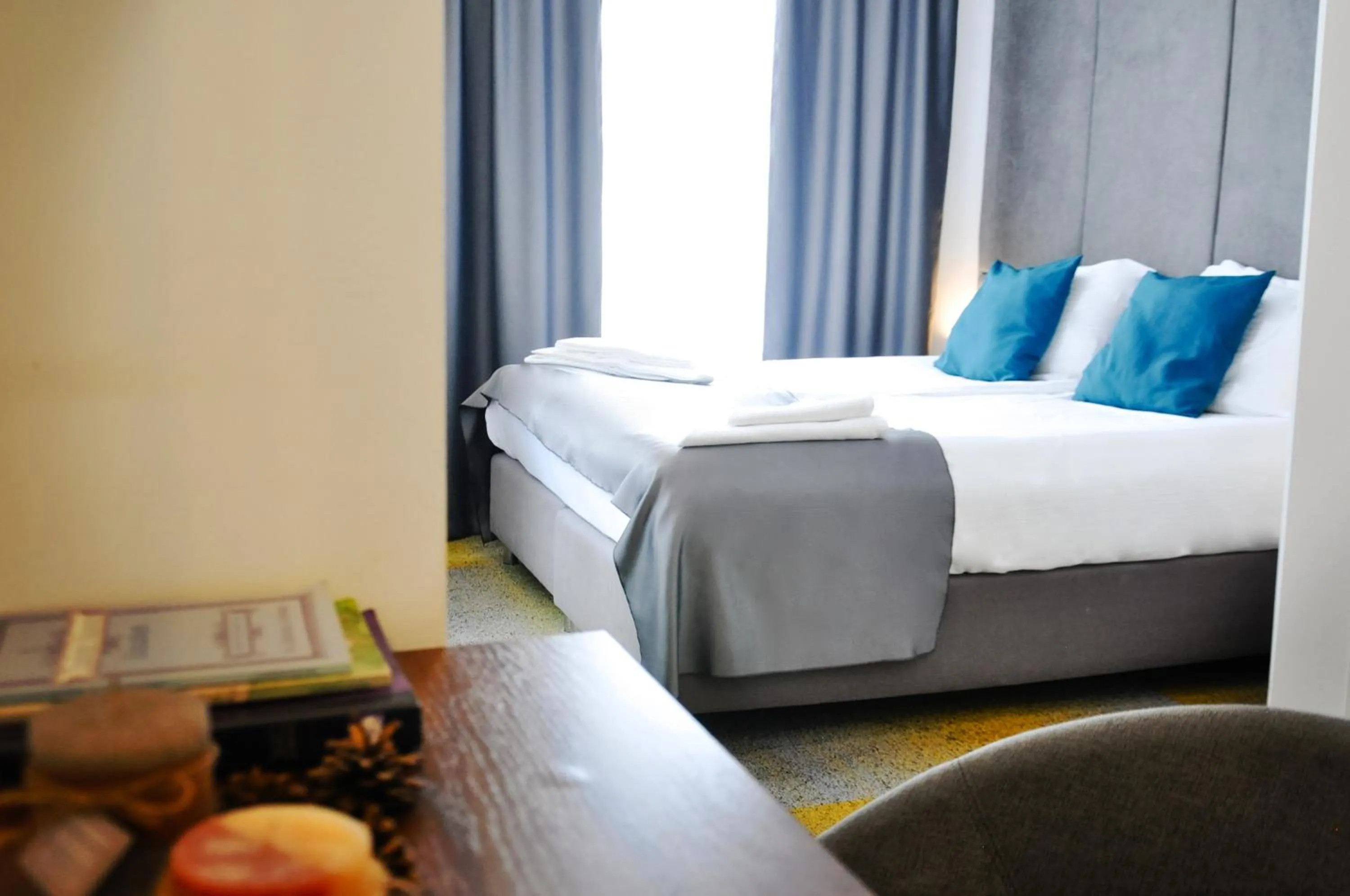 Bed in Heritage Hotel Petrakija