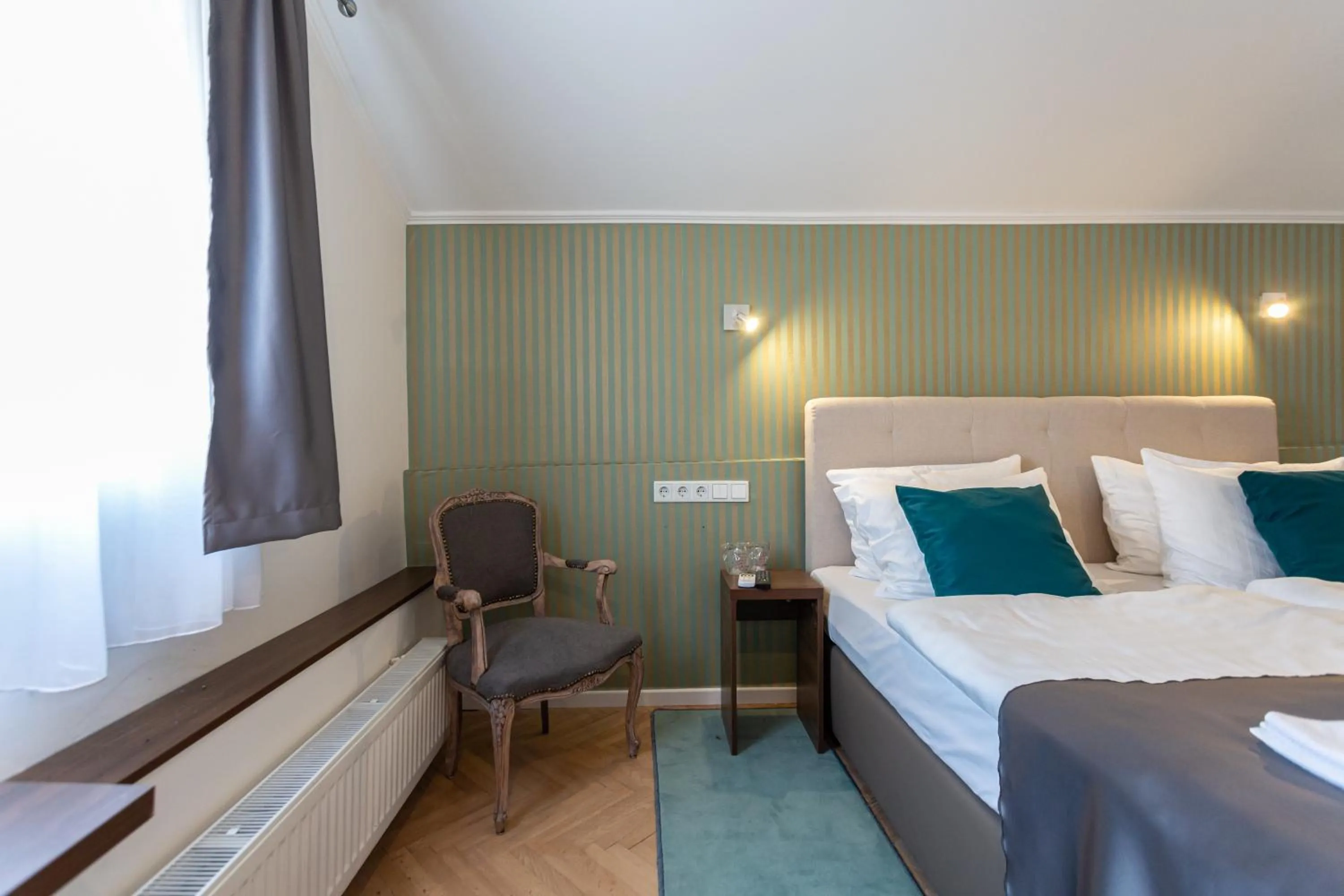 Bed in Heritage Hotel Petrakija