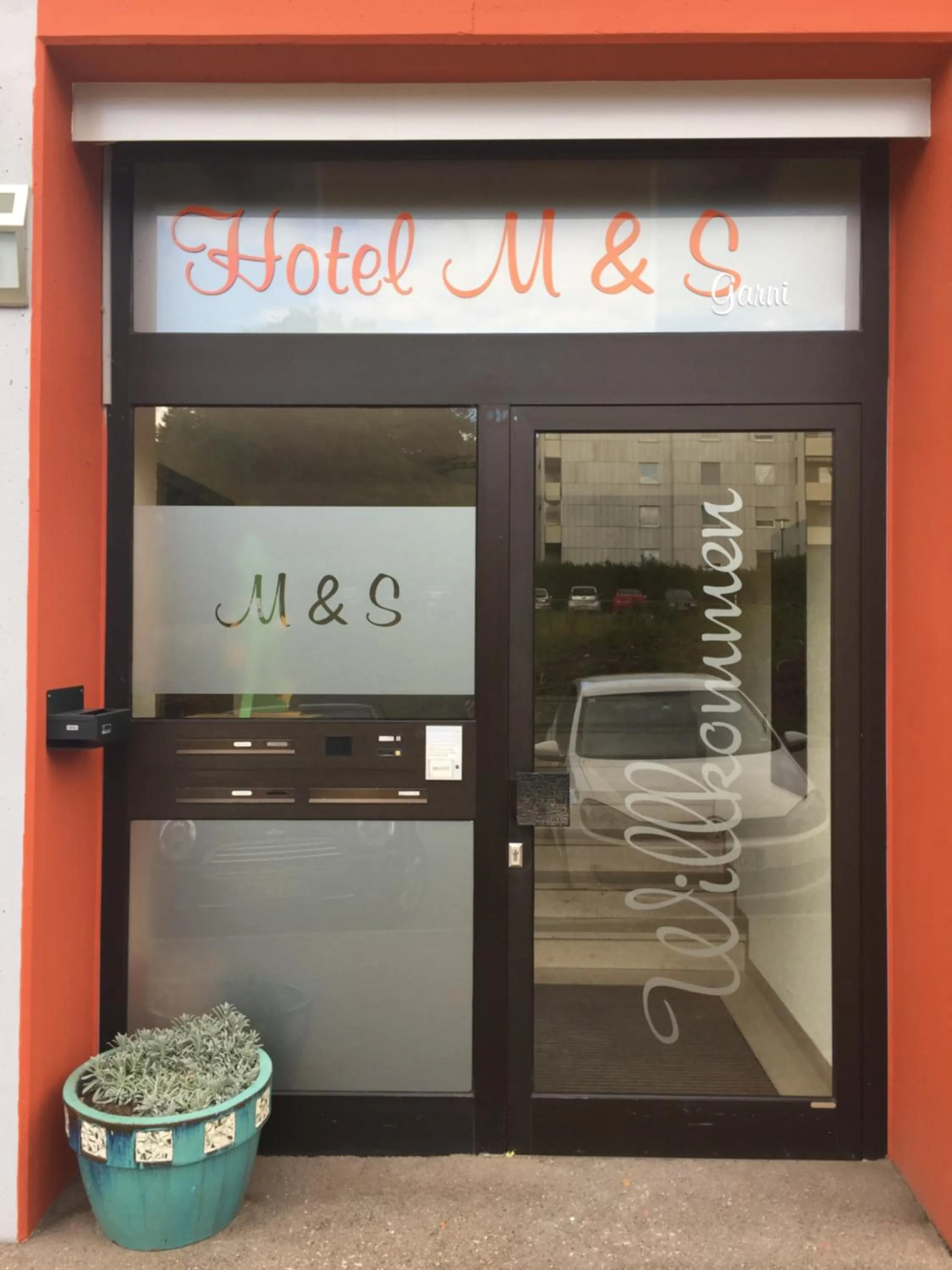 Facade/entrance in Hotel M&S garni