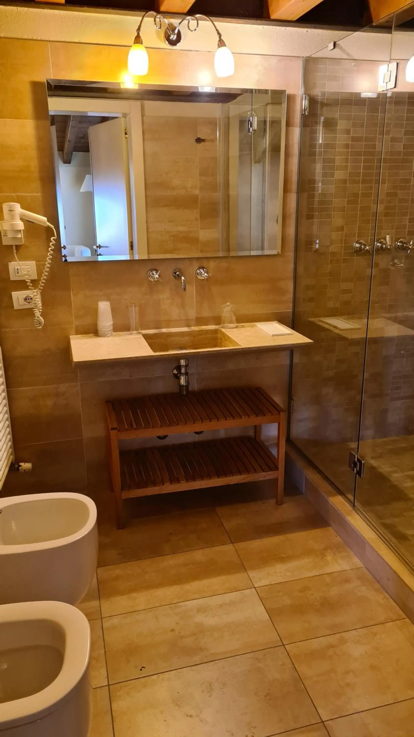 Bathroom in Hotel Piazza Vecchia