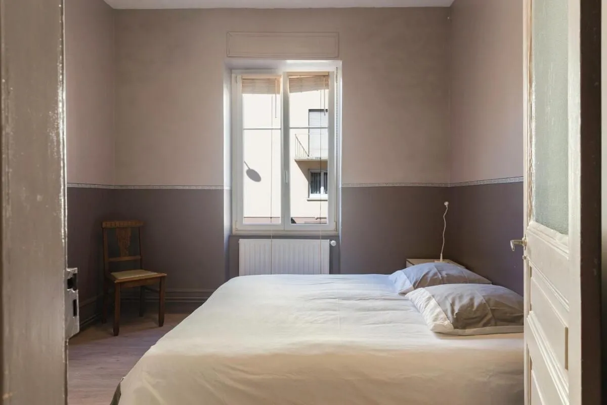 Bed in Colmar Apartment