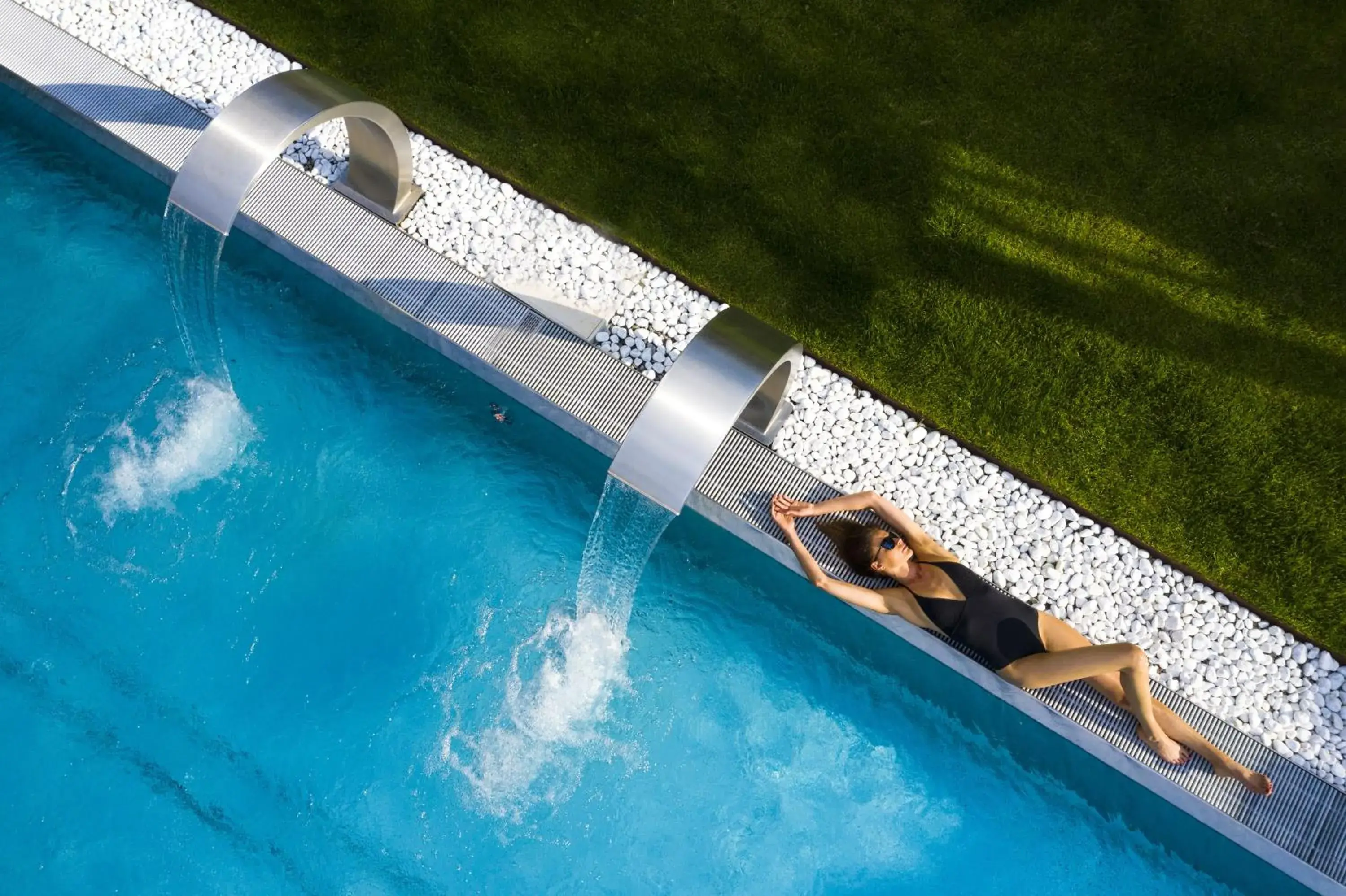 Swimming pool in Grand Hotel Terme Di Comano Swimming pool in Grand Hotel Terme Di Comano