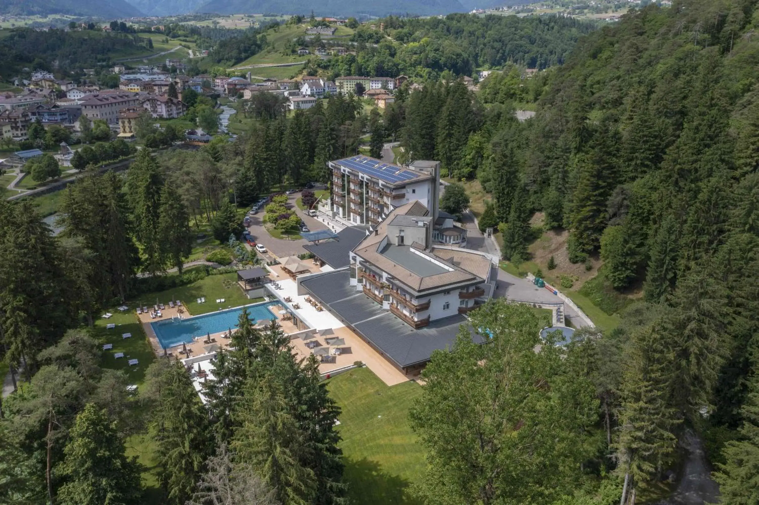 Property building in Grand Hotel Terme Di Comano Property building in Grand Hotel Terme Di Comano